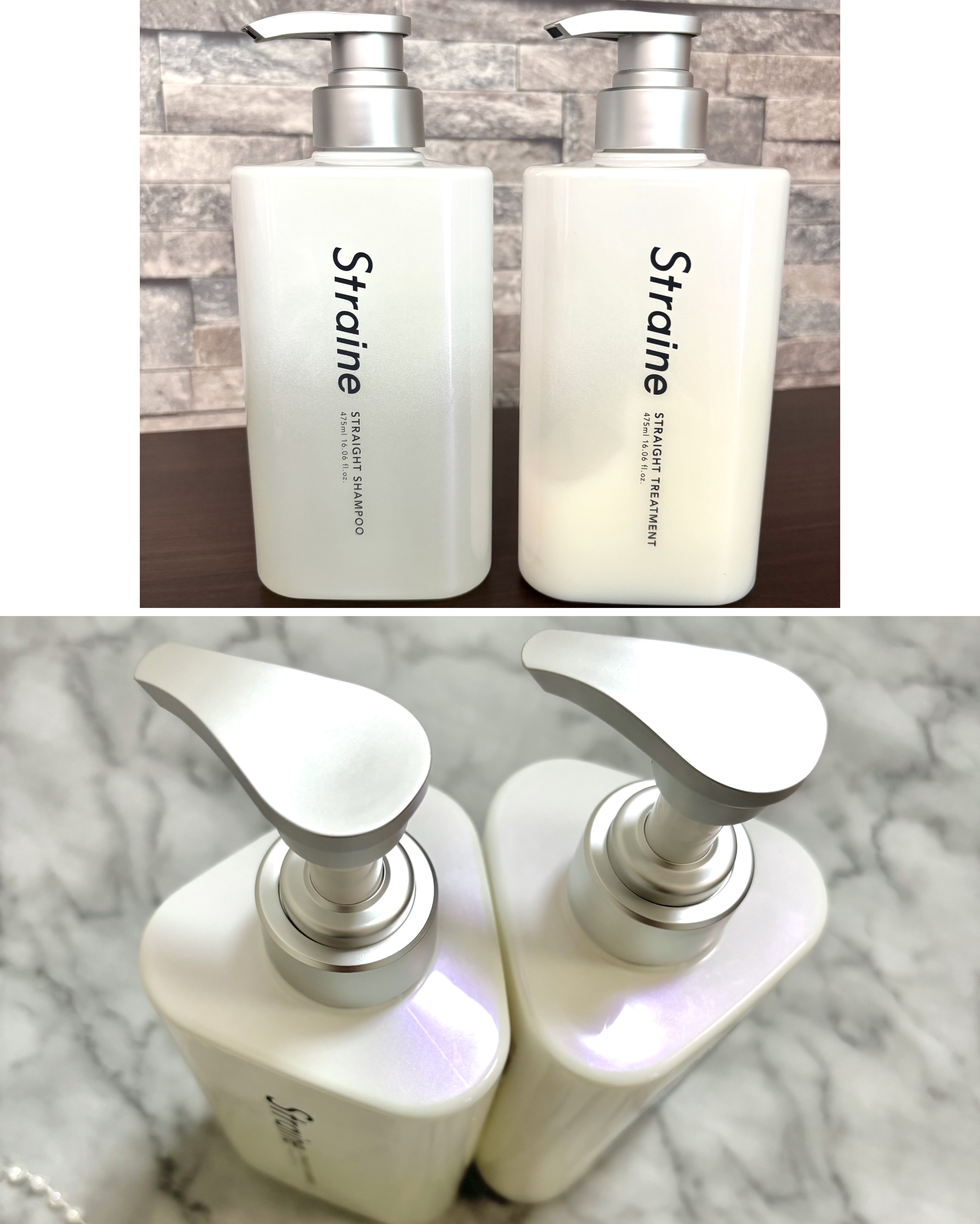 ストレートシャンプー/ストレートトリートメント ホワイトブロッサムの香り/Straine/市販シャンプーを使ったクチコミ（3枚目）