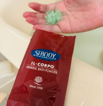 ミネラルバスパウダーオリジナル/イルコルポ/無機塩系入浴剤を使ったクチコミ(1枚目)