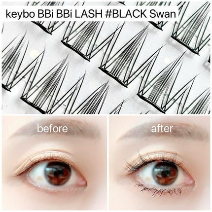 keybo BBiBBi LASH/keybo/つけまつげを使ったクチコミ(6枚目)