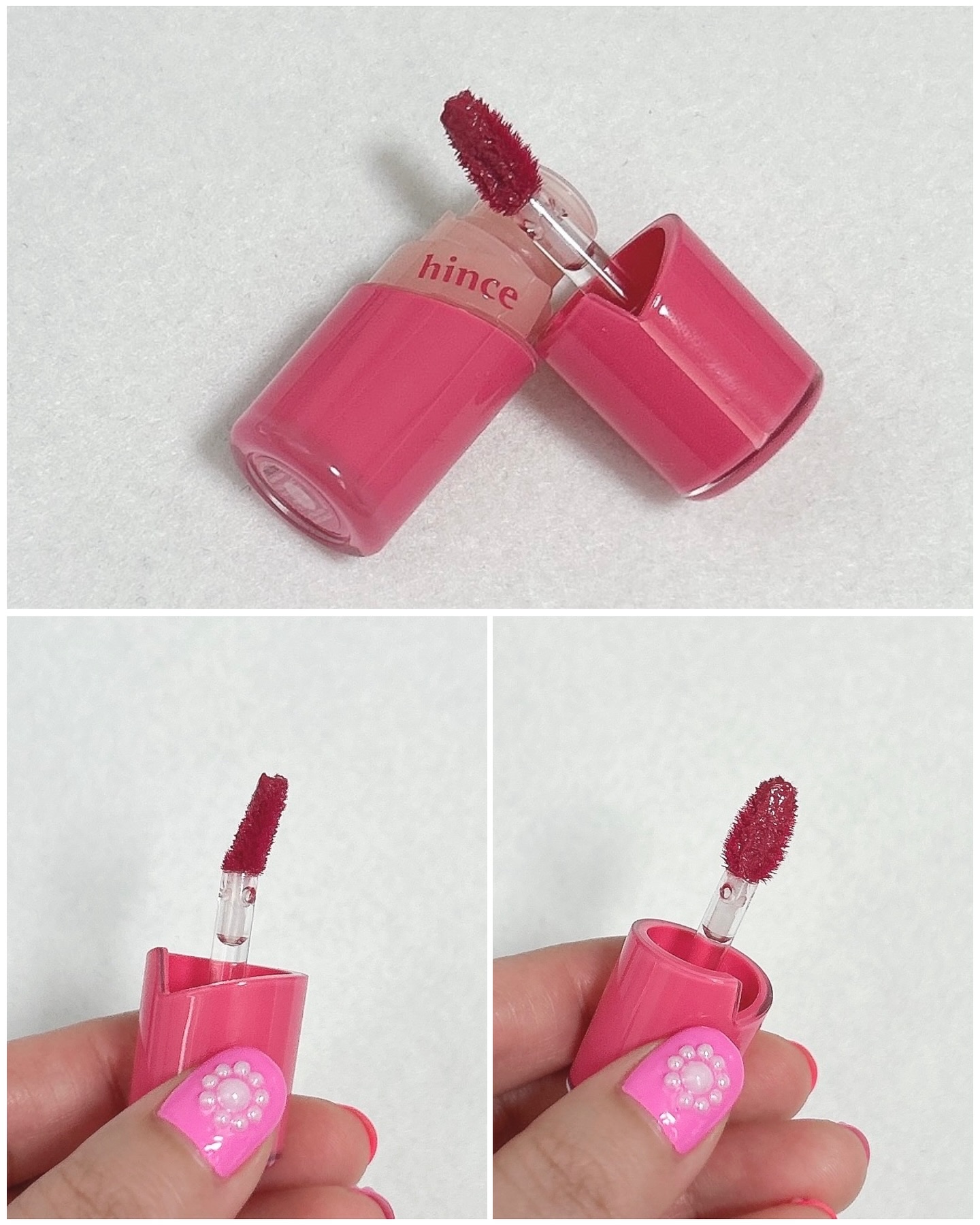 ロウグロウジェルティント R022 ロウ・カレント（ミニ）/hince/リップティントを使ったクチコミ（3枚目）