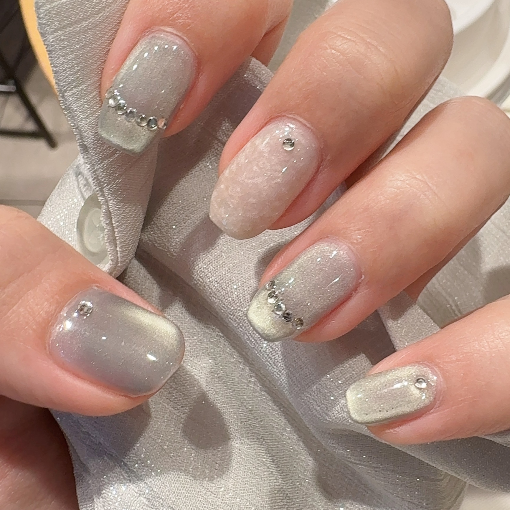 パールマグネット/ネイル工房/ジェルネイルを使ったクチコミ（1枚目）