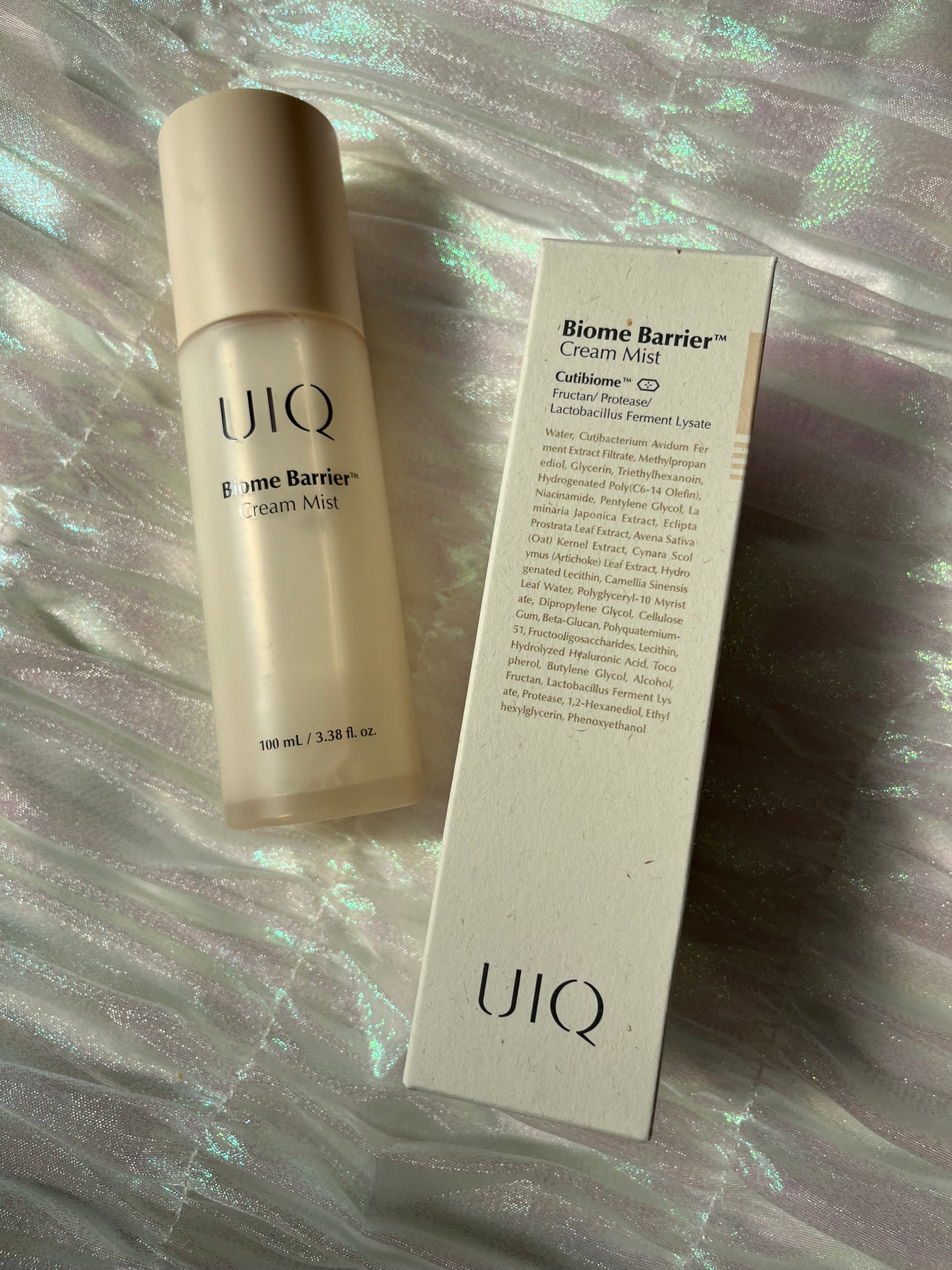 バイオームバリア クリームミスト/UIQ/ミスト状化粧水を使ったクチコミ(1枚目)