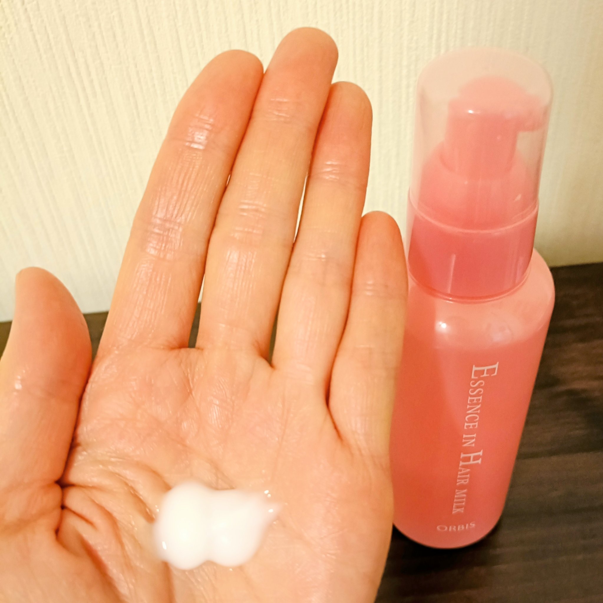 エッセンスインヘアミルク/オルビス/ヘアミルクを使ったクチコミ（2枚目）