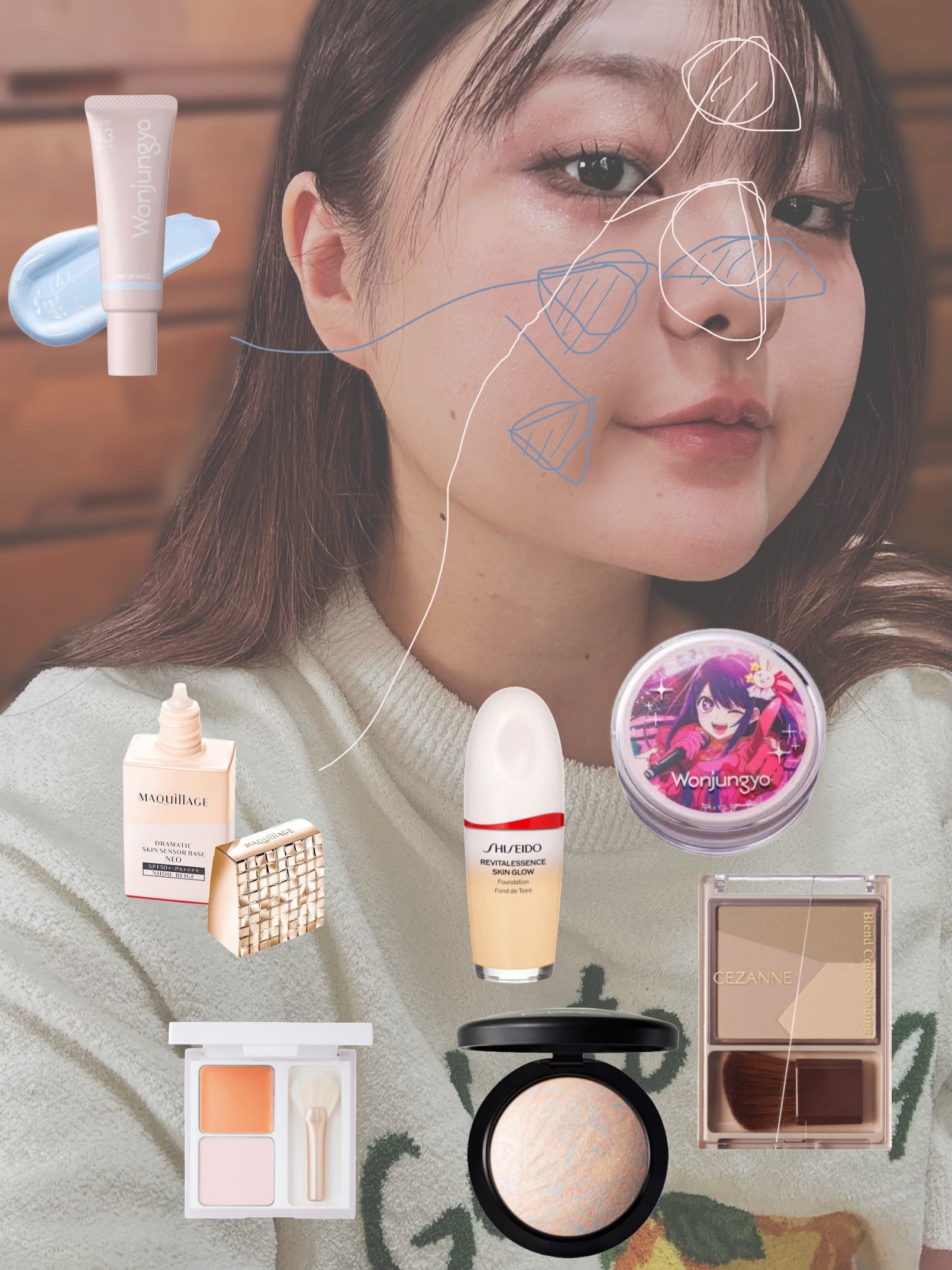 ウォンジョンヨ フィクシングブラーパウダー N/Wonjungyo/ルースパウダーを使ったクチコミ（1枚目）