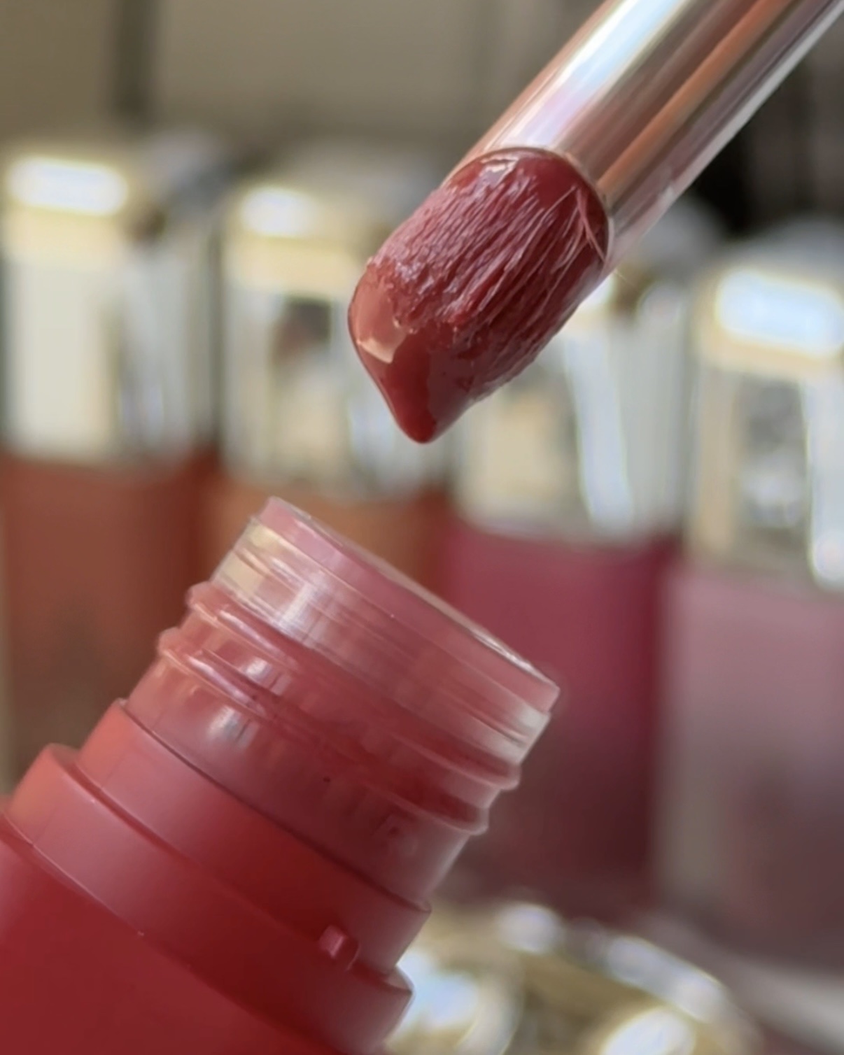 アンシーン バルーンティント 187 オールアワーズ/Oddtype/リップティントを使ったクチコミ（3枚目）