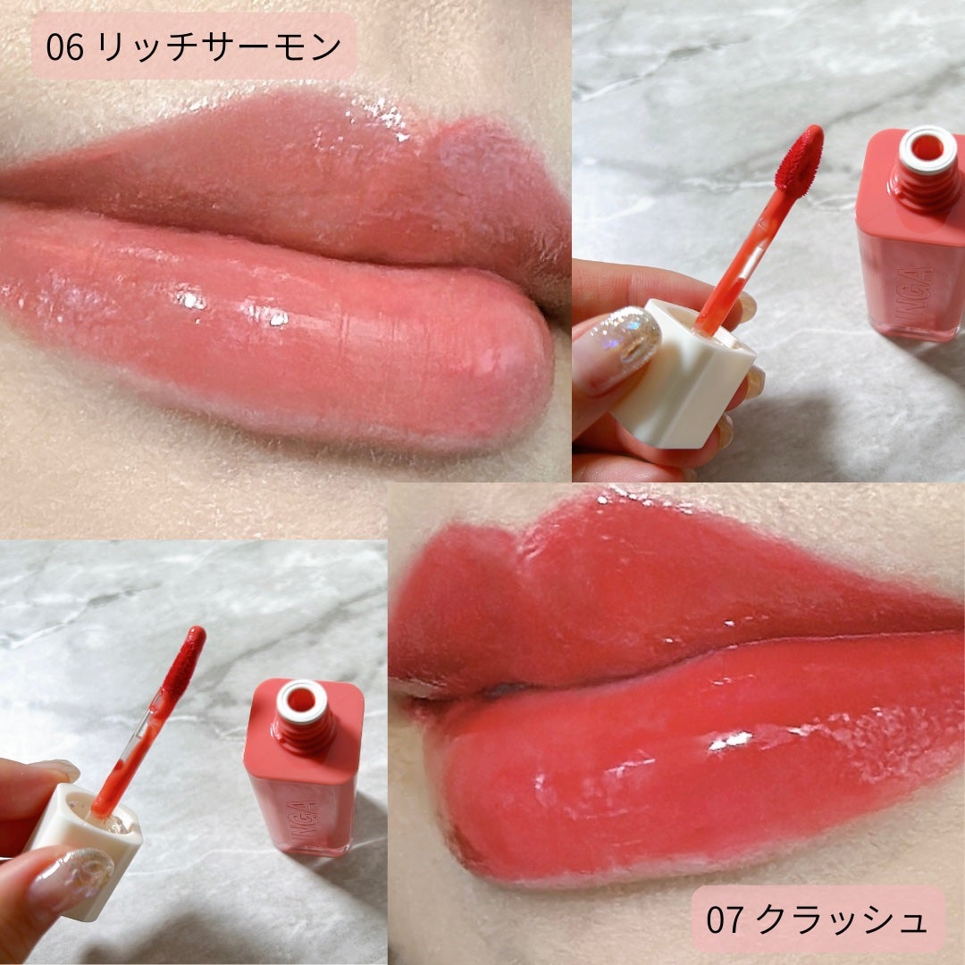 ウォーターグローリップティント/INGA/リップティントを使ったクチコミ(3枚目)