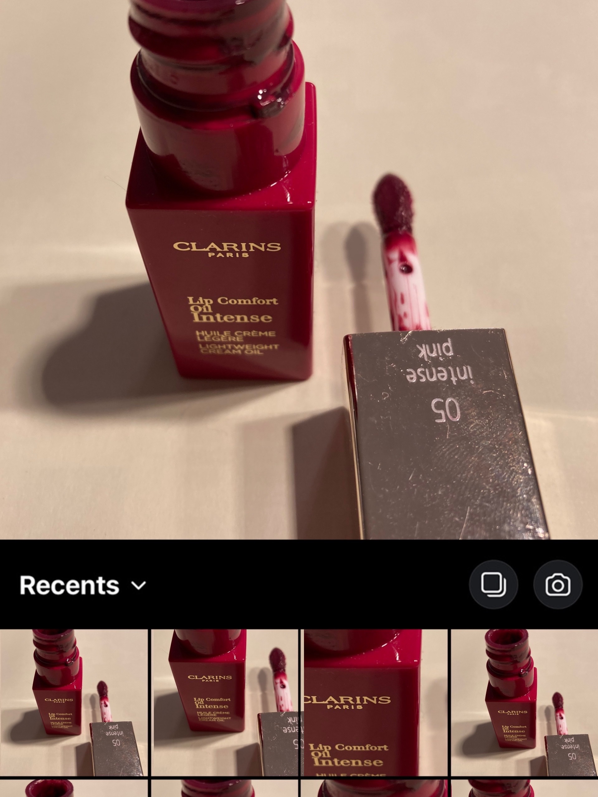 コンフォート リップオイル インテンス/CLARINS/リップグロスを使ったクチコミ（1枚目）