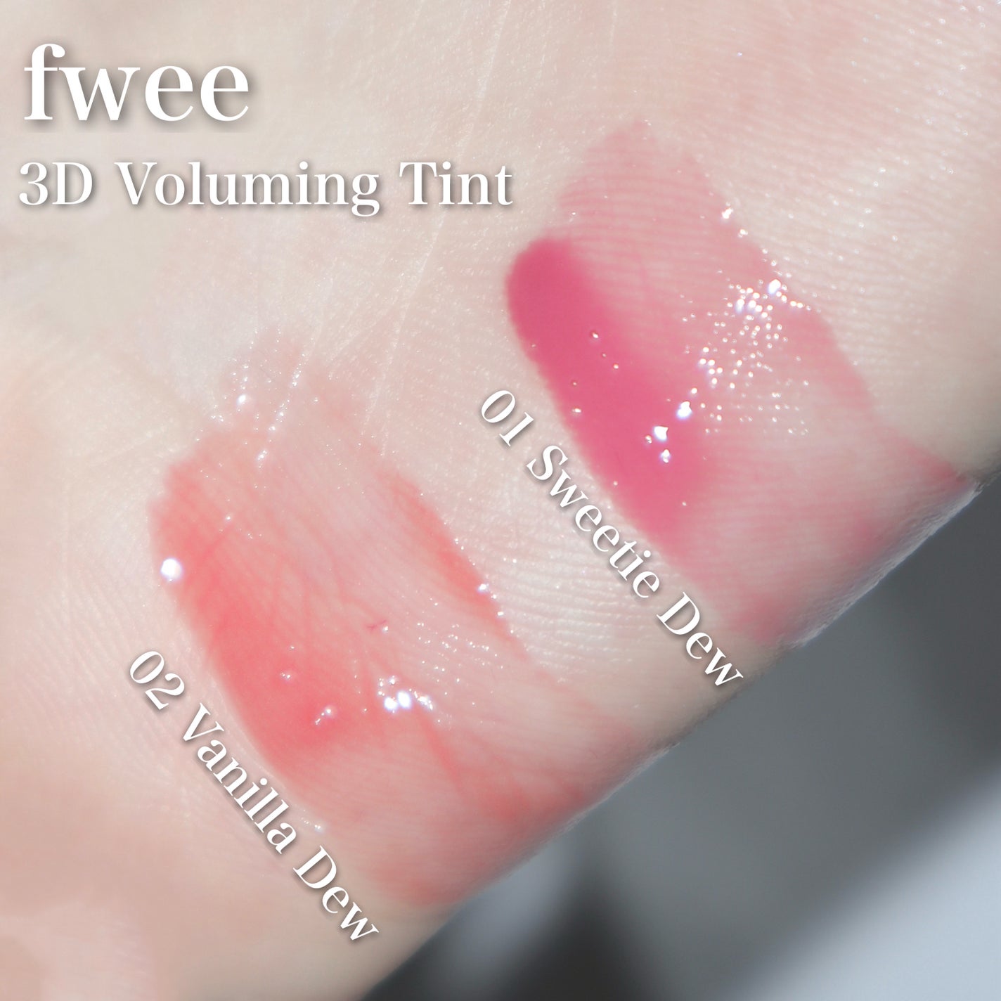 フィー 3Dボリューミングティント/fwee/リップティントを使ったクチコミ(3枚目)