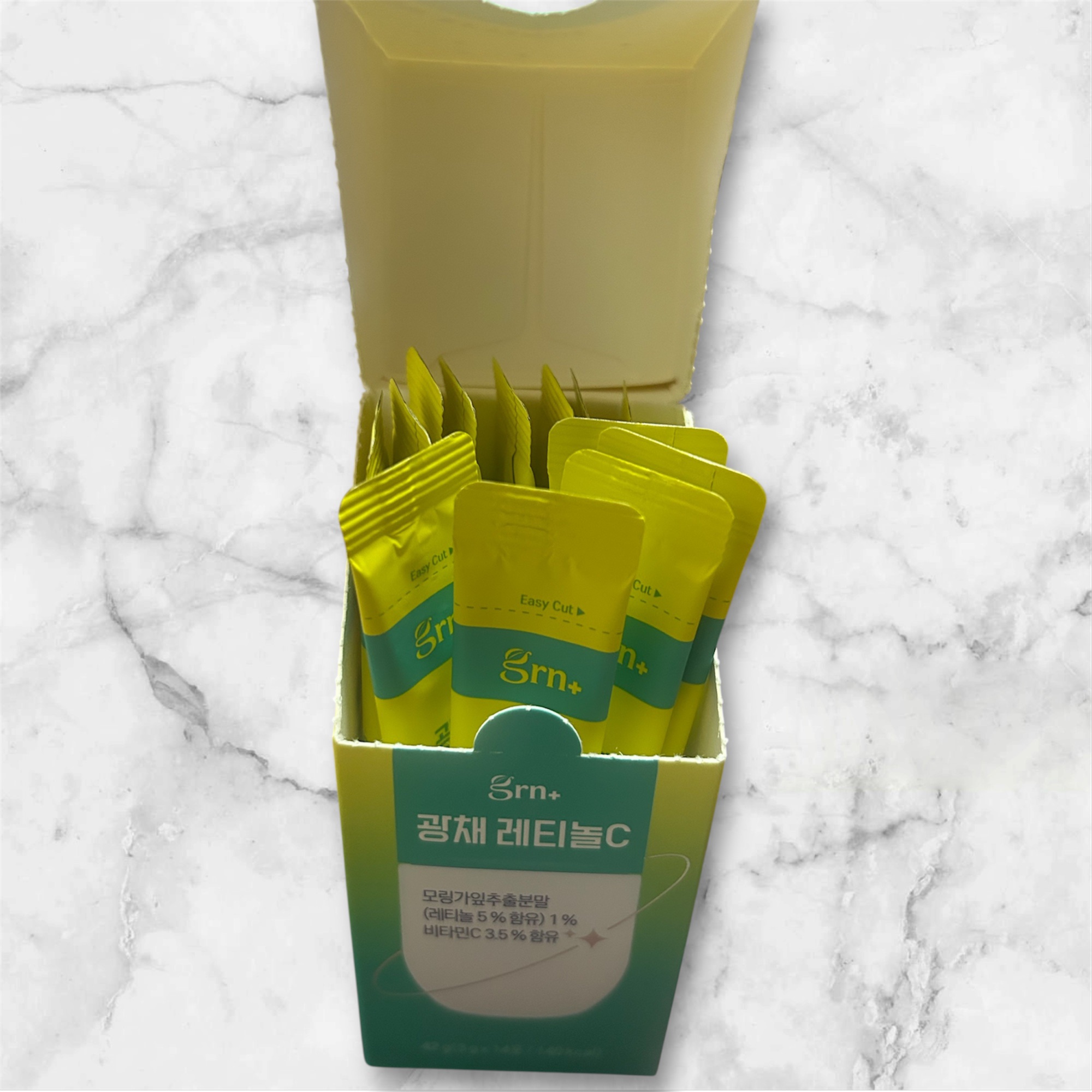 レチノールCグロウ/grn+/美容サプリメントを使ったクチコミ（2枚目）