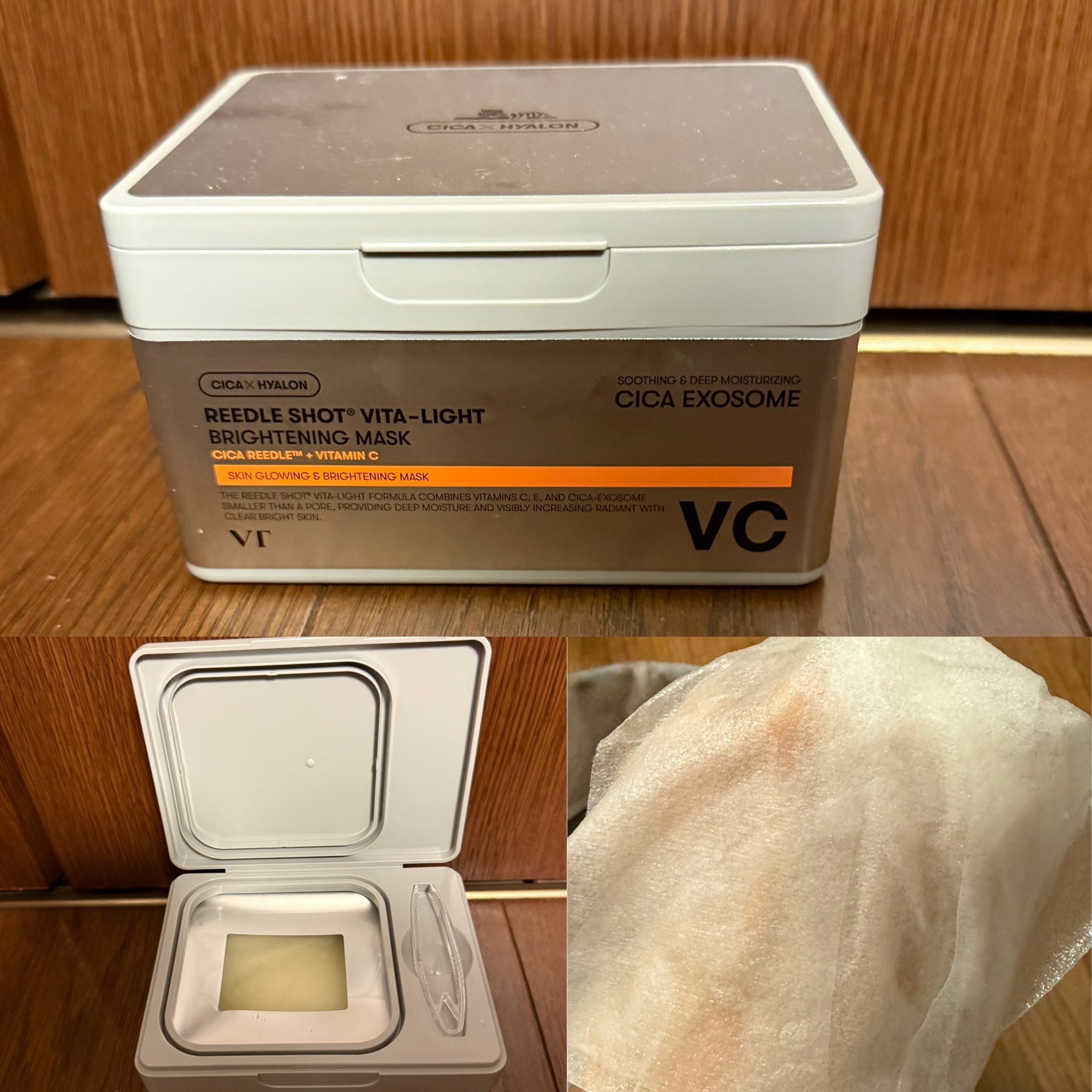 リードルショットビタライトブライトニングマスク/VT/シートマスク・パックを使ったクチコミ（1枚目）