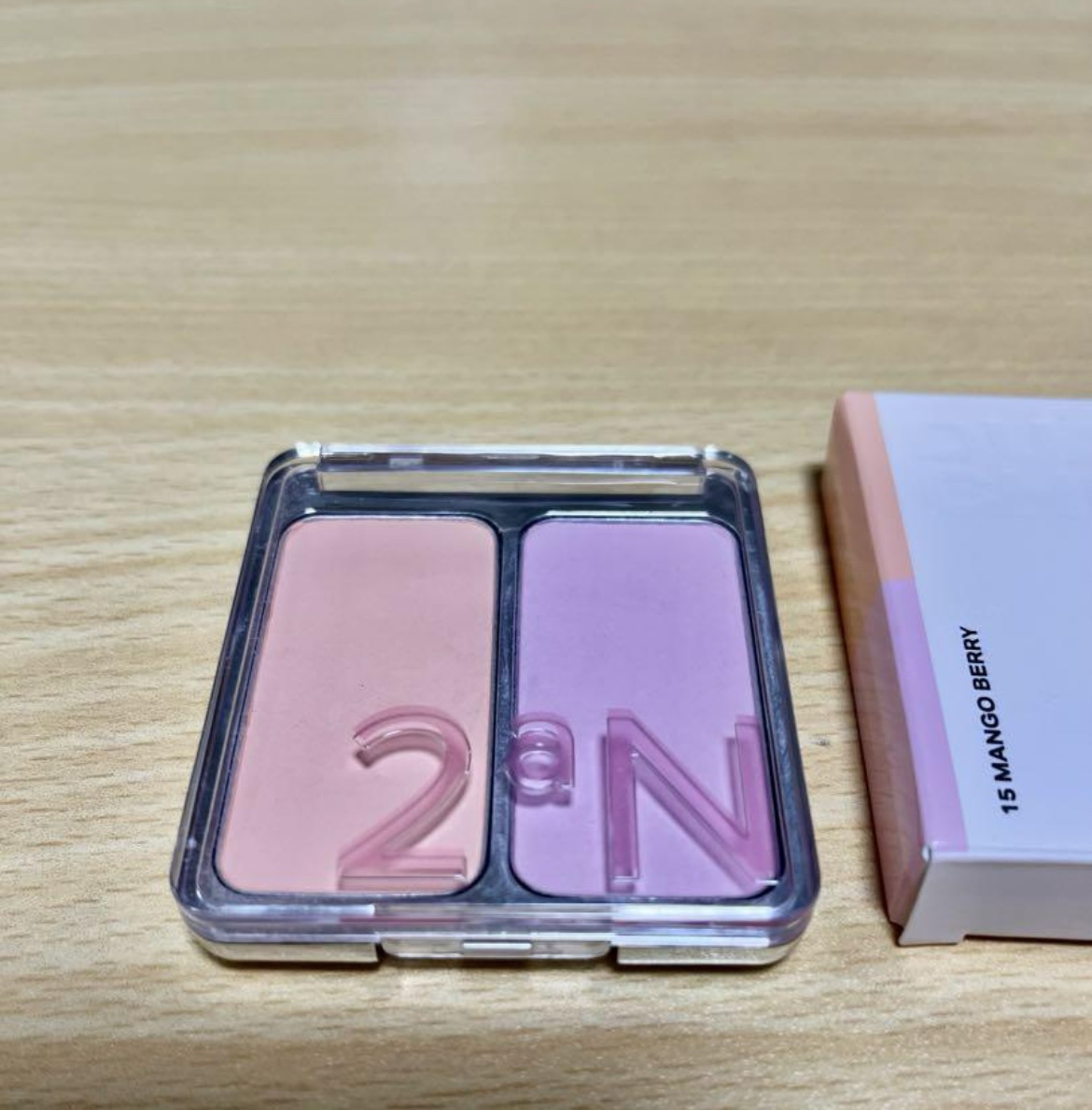 デュアルチーク 15 マンゴーベリー/2aN/パウダーチークを使ったクチコミ（1枚目）