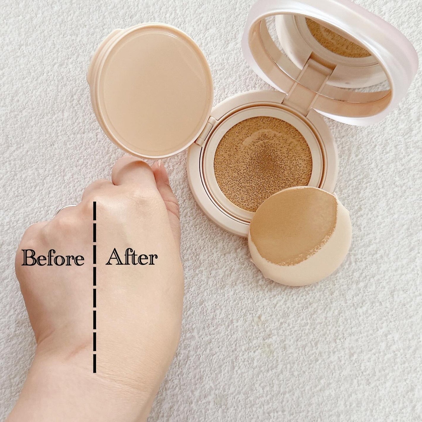 インクラスティングクッションファンデーション/THE FACE SHOP/クッションファンデーションを使ったクチコミ(6枚目)