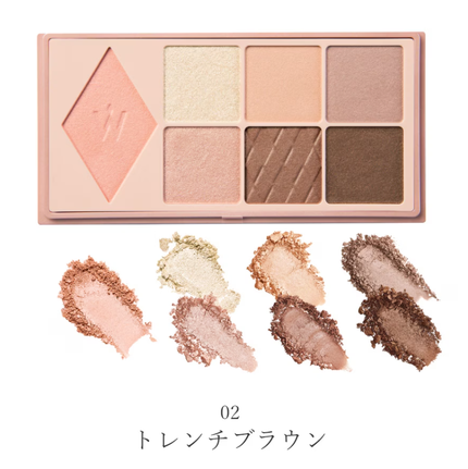 ウォンジョンヨ W デイリームードアップパレット /Wonjungyo/アイシャドウパレットを使ったクチコミ(2枚目)