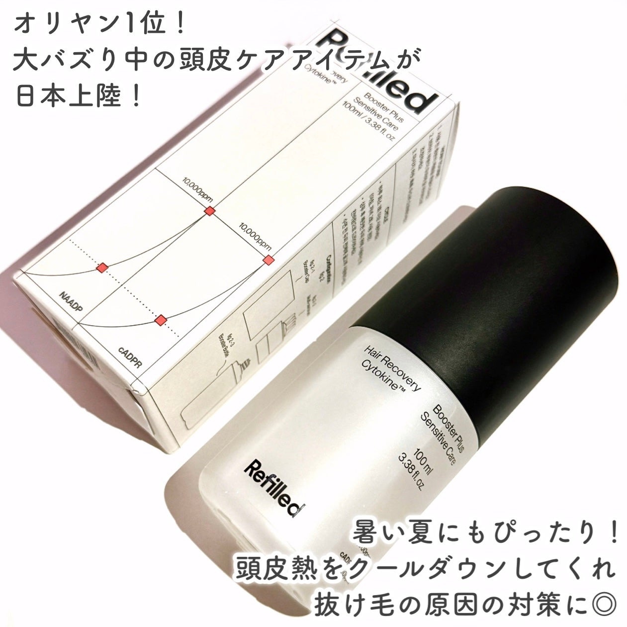 サイトカイン ブースター/Refilled/頭皮ローションを使ったクチコミ(2枚目)