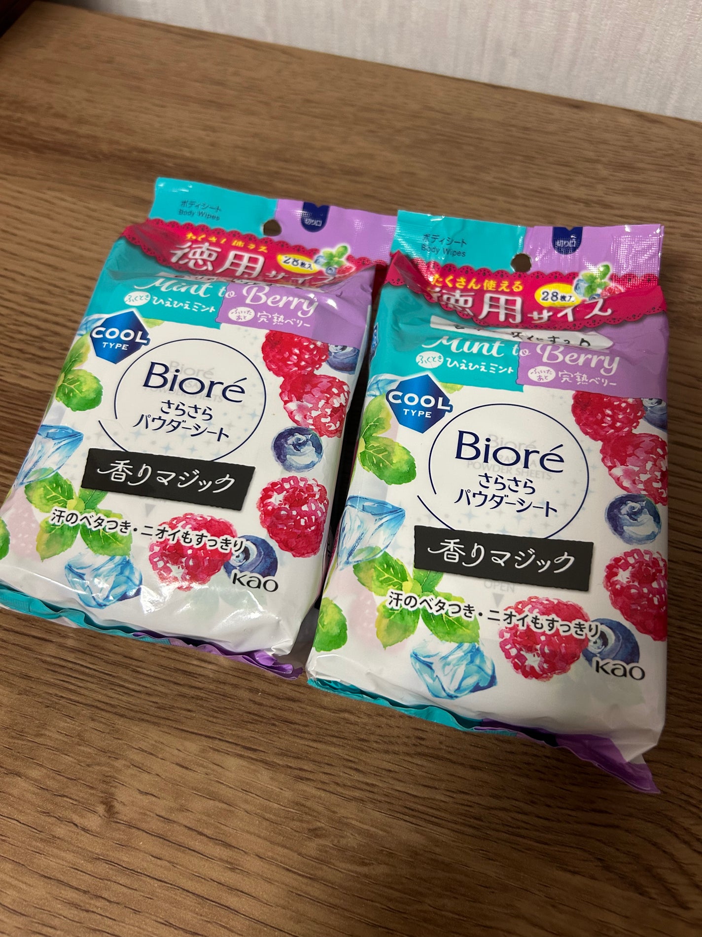 ビオレさらさらパウダーシート 香りマジック/ビオレ/ボディシートを使ったクチコミ(1枚目)