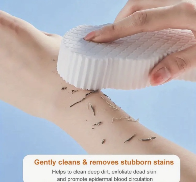 あかすりスポンジ/クリアスクラッチ/ボディグッズを使ったクチコミ（1枚目）