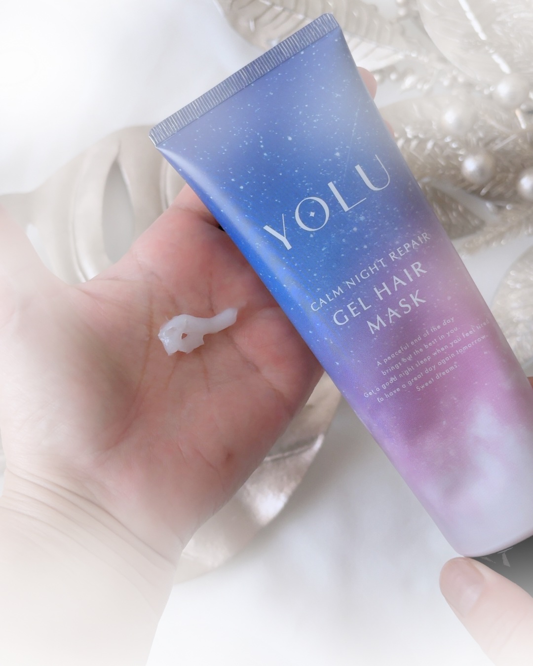 ヨル　カームナイトリペアヘアオイル/YOLU/ヘアオイルを使ったクチコミ（3枚目）