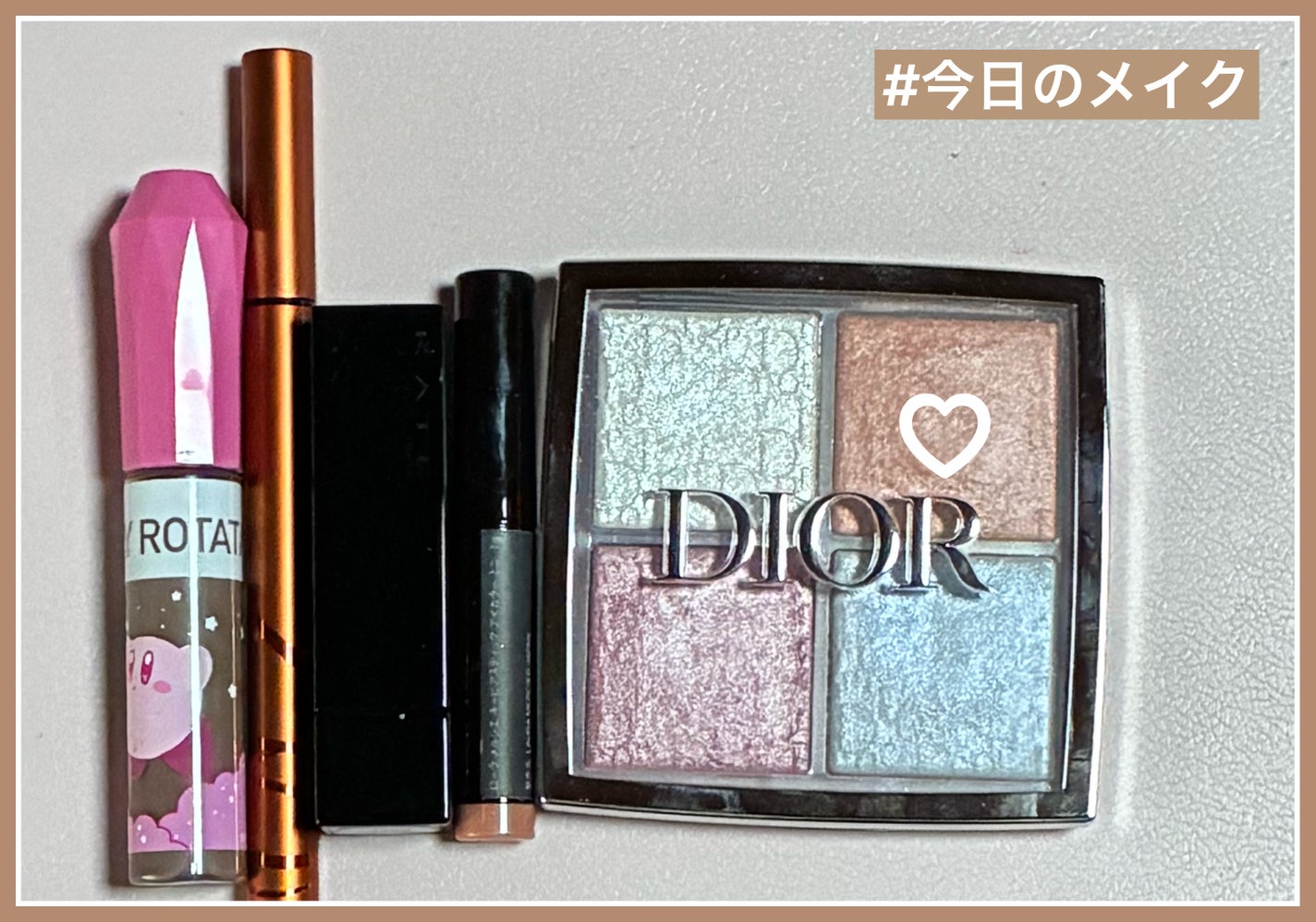 【旧】ディオール バックステージ フェイス グロウ パレット/Dior/ハイライトを使ったクチコミ(1枚目)