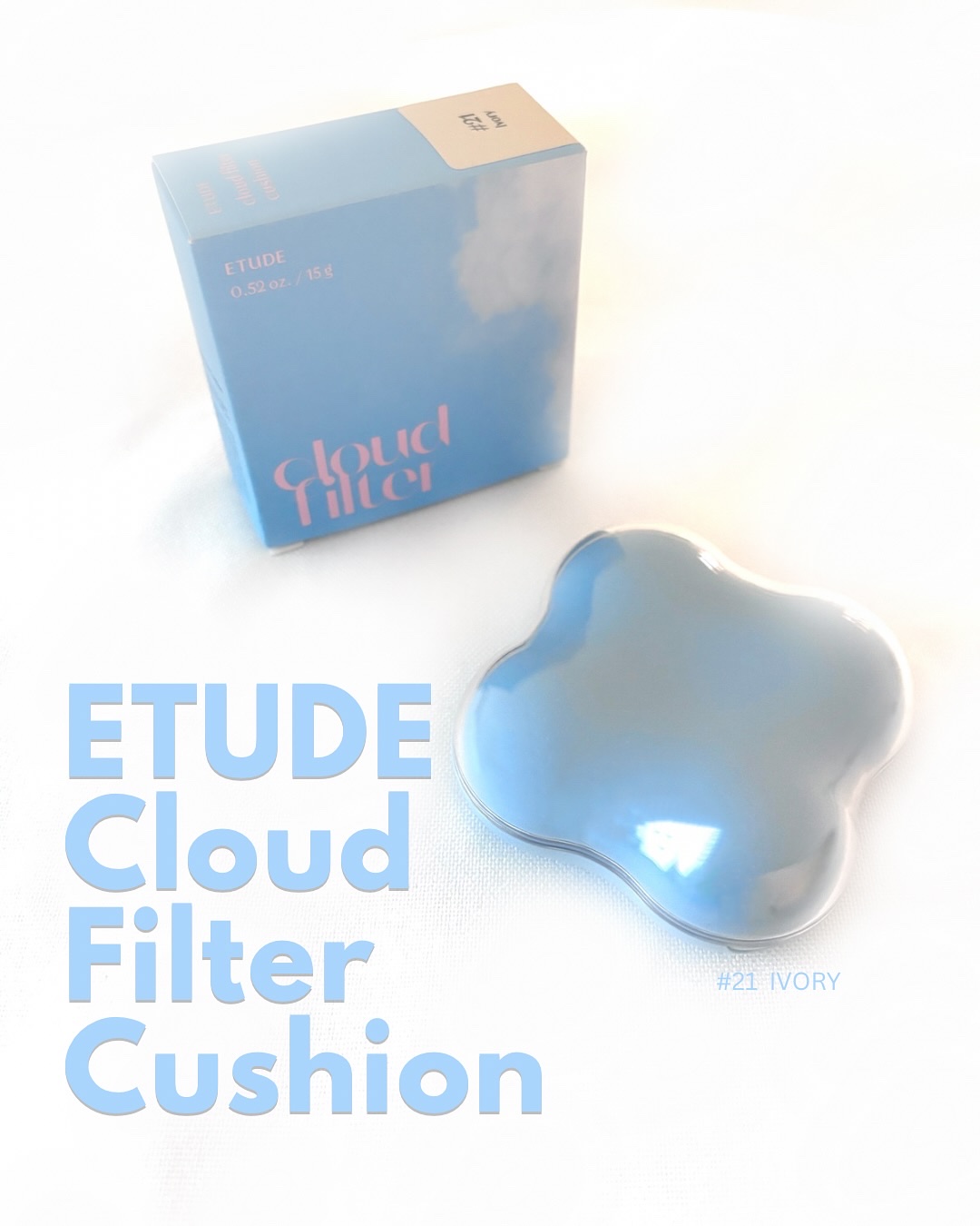 クラウドフィルタークッション/ETUDE/クッションファンデーションを使ったクチコミ（1枚目）