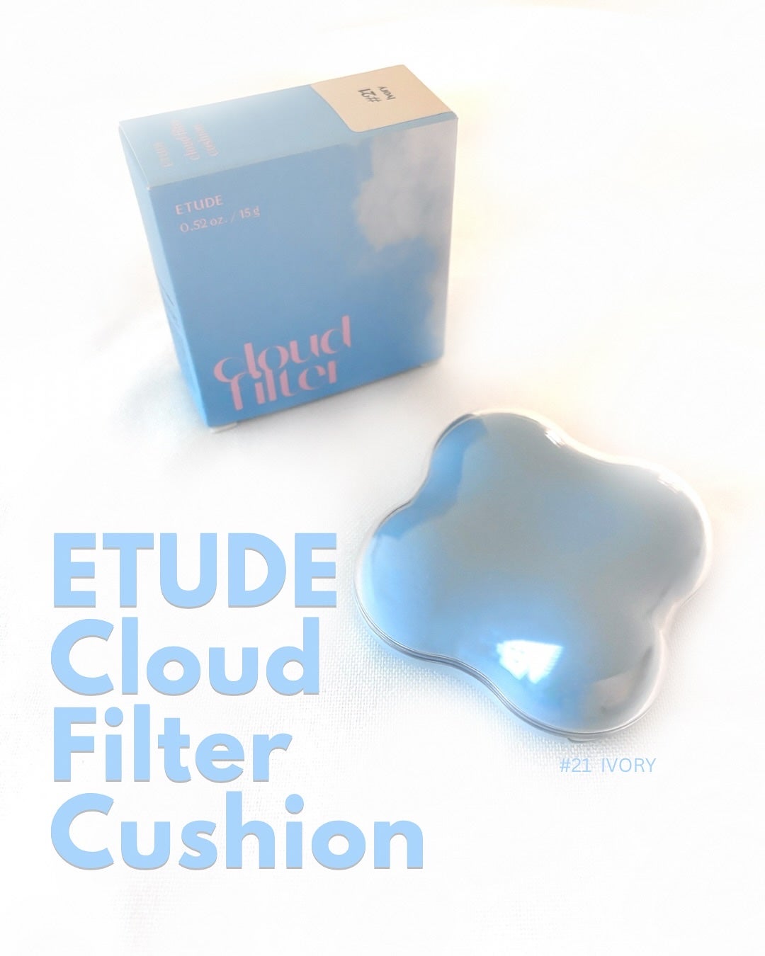 クラウドフィルタークッション/ETUDE/クッションファンデーションを使ったクチコミ(1枚目)