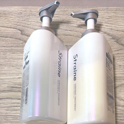 ストレートシャンプー/ストレートトリートメント ホワイトブロッサムの香り/Straine/市販シャンプーを使ったクチコミ(1枚目)