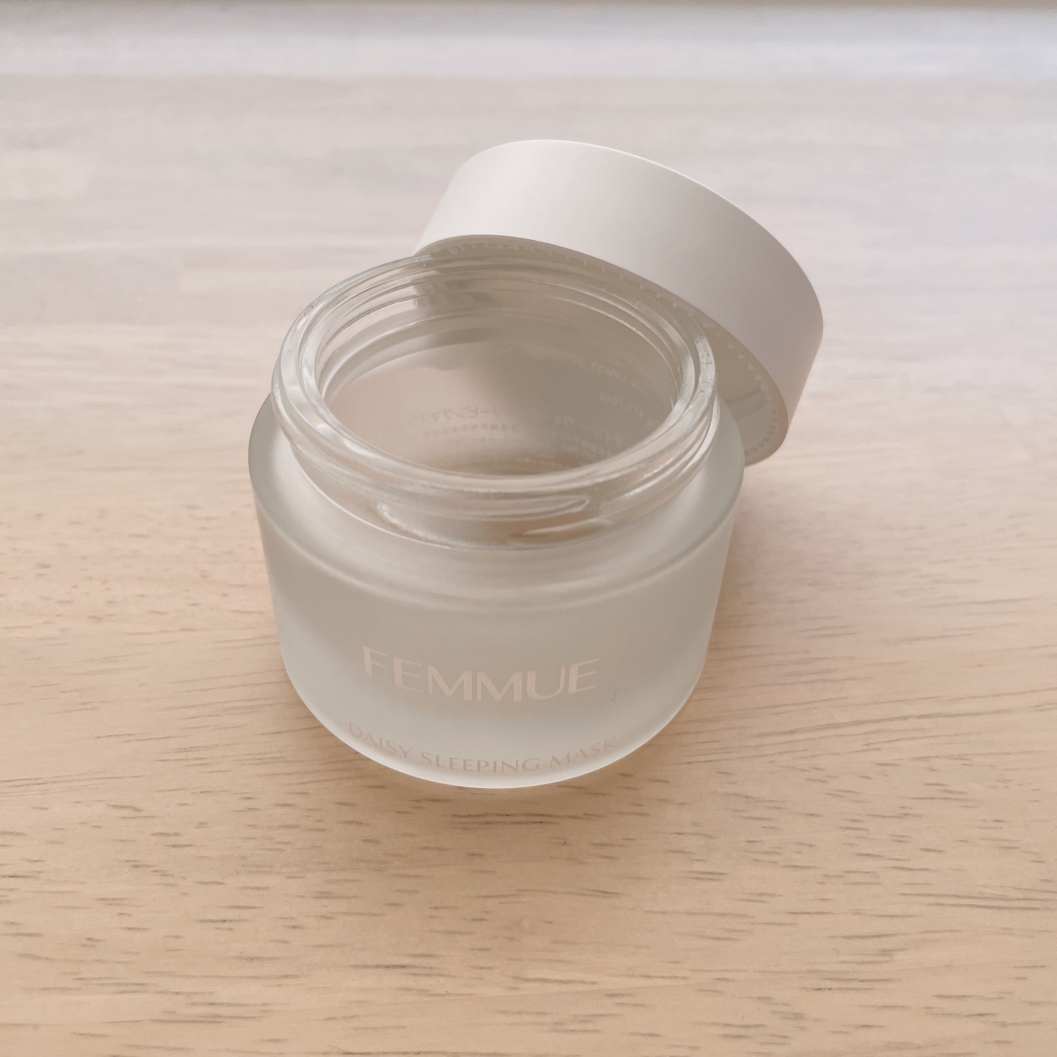 デイジーウォーター スリーピングマスク/FEMMUE/フェイスクリームを使ったクチコミ（1枚目）