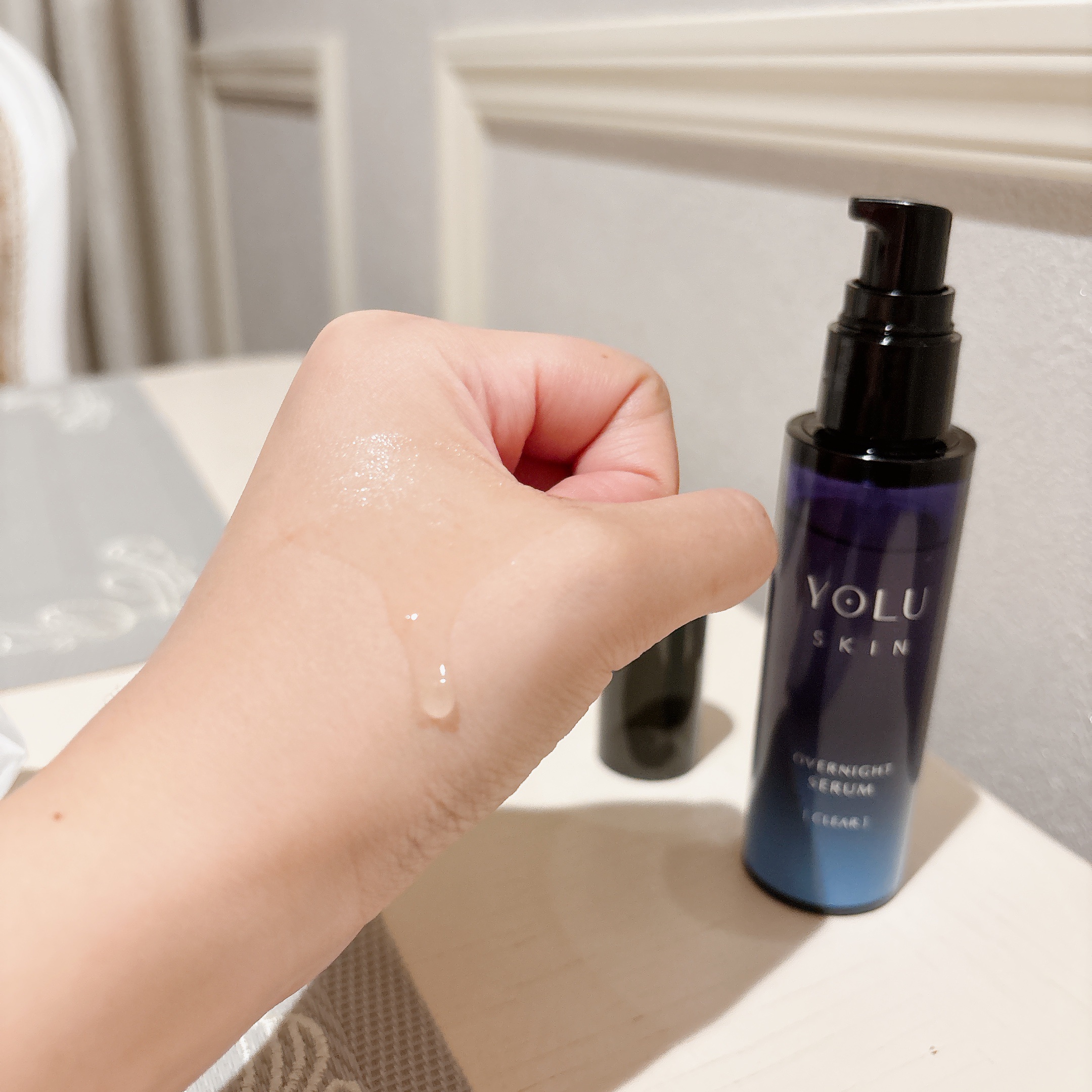 ヨル スキン オーバーナイトセラム クリア/YOLU/美容液を使ったクチコミ（3枚目）