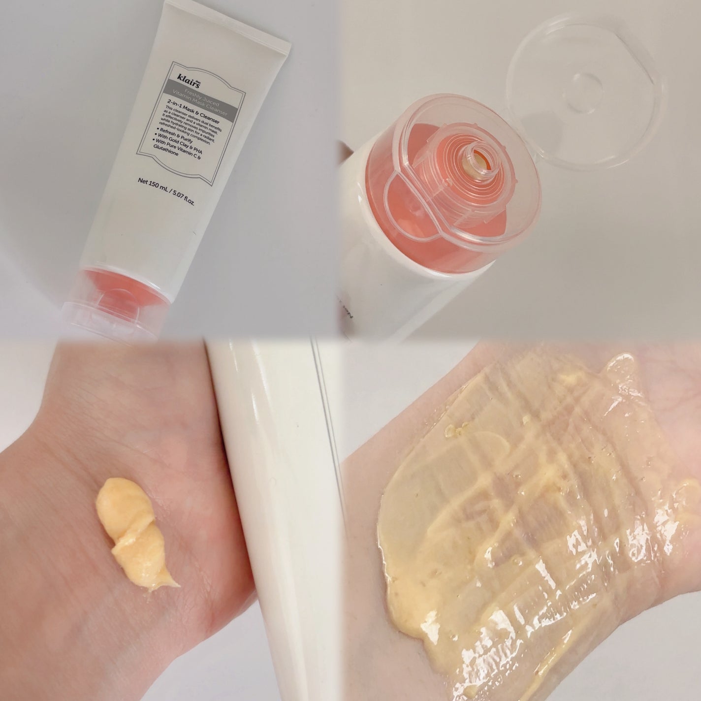 ヒアルビタグルパッククレンザー/Klairs/洗顔フォームを使ったクチコミ(3枚目)