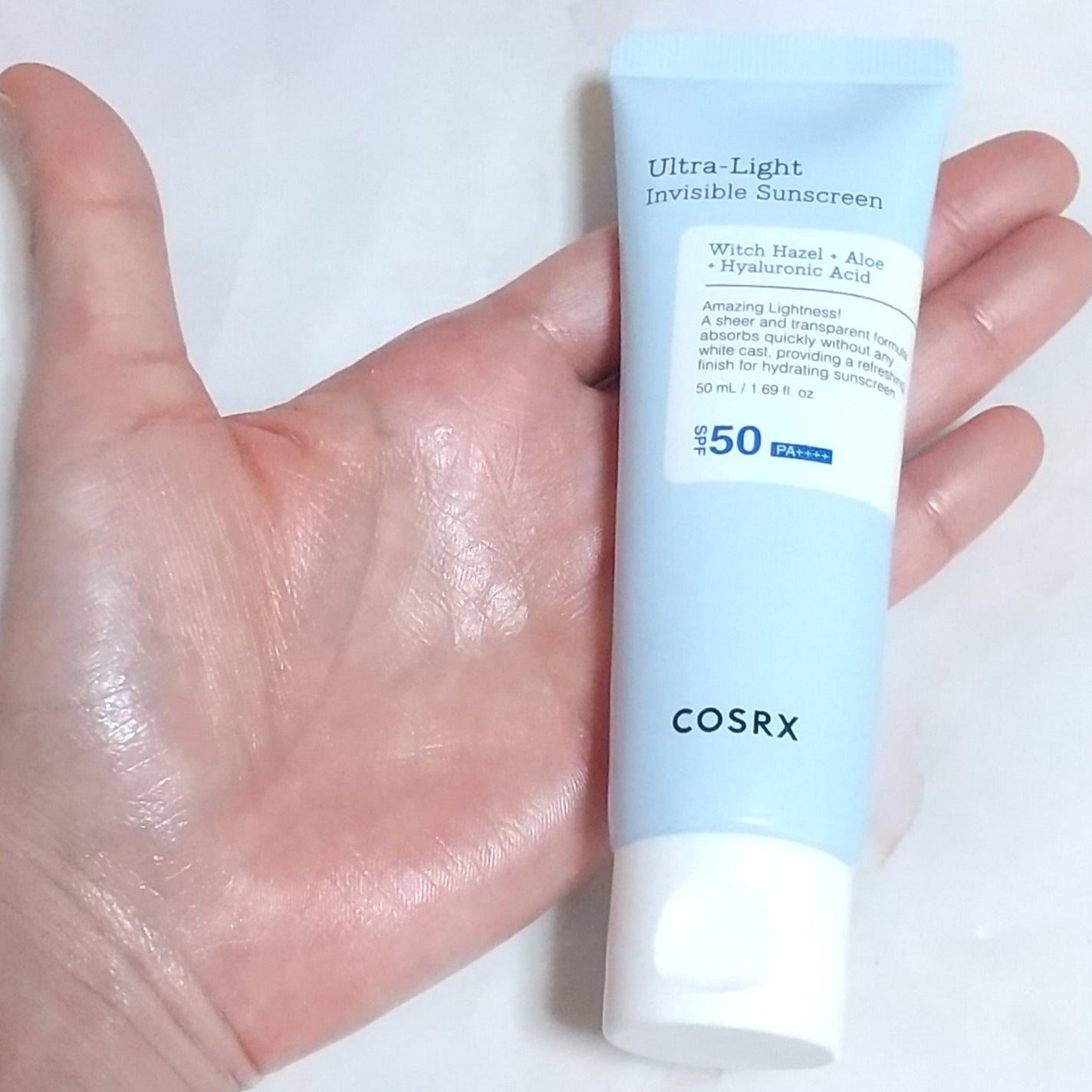 ウルトラライト透明UVクリーム/COSRX/日焼け止めクリームを使ったクチコミ(4枚目)