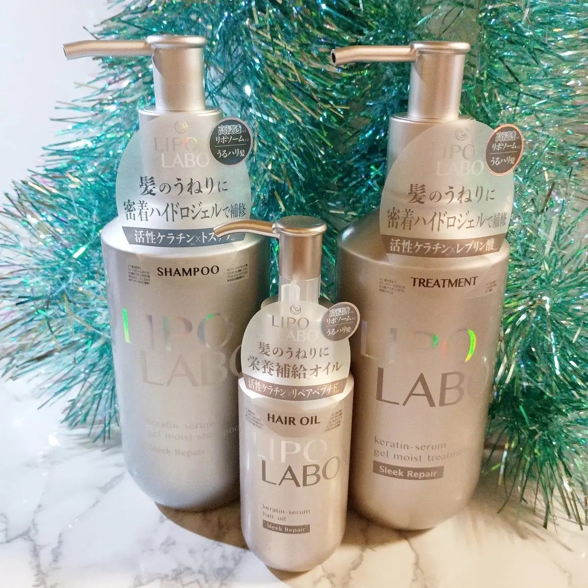 リポ ラボ ケラチンセラム ジェルモイスト シャンプー /トリートメントスリークリペア*/LIPO LABO/市販シャンプーを使ったクチコミ(1枚目)