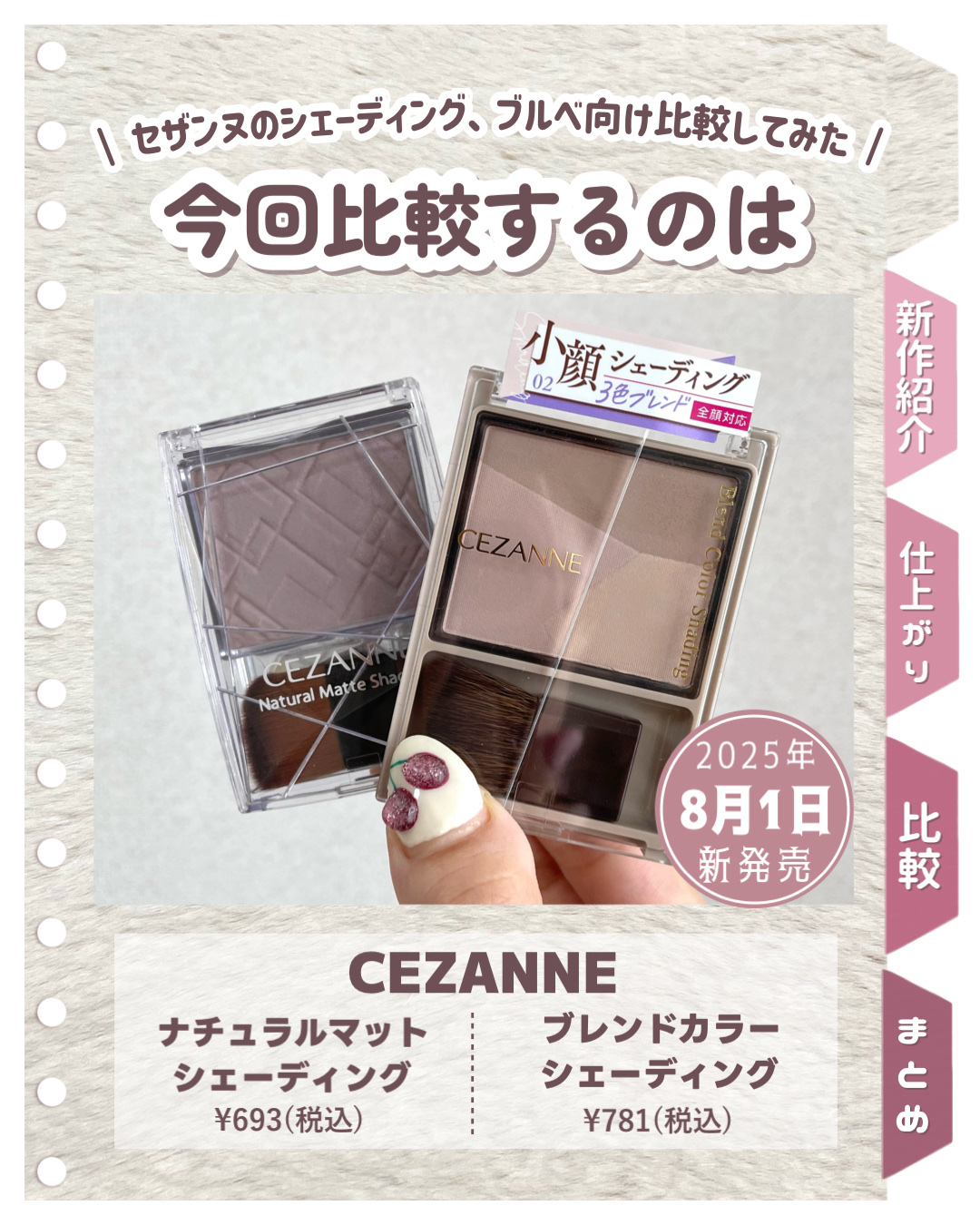 コントアメイクアップブラシ /ロージーローザ/メイクブラシを使ったクチコミ（2枚目）