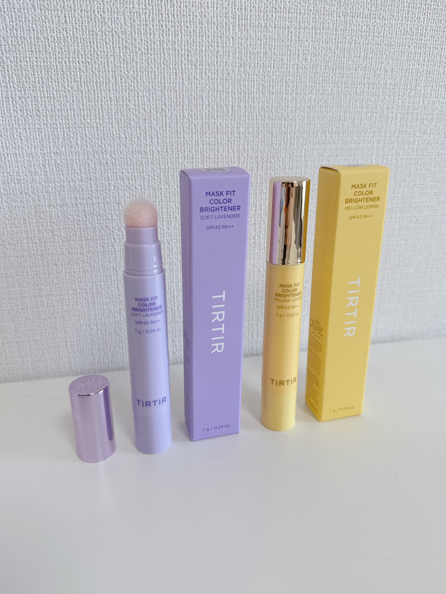 MASK FIT COLOR BRIGHTENER/TIRTIR(ティルティル)/スティックハイライトを使ったクチコミ（3枚目）