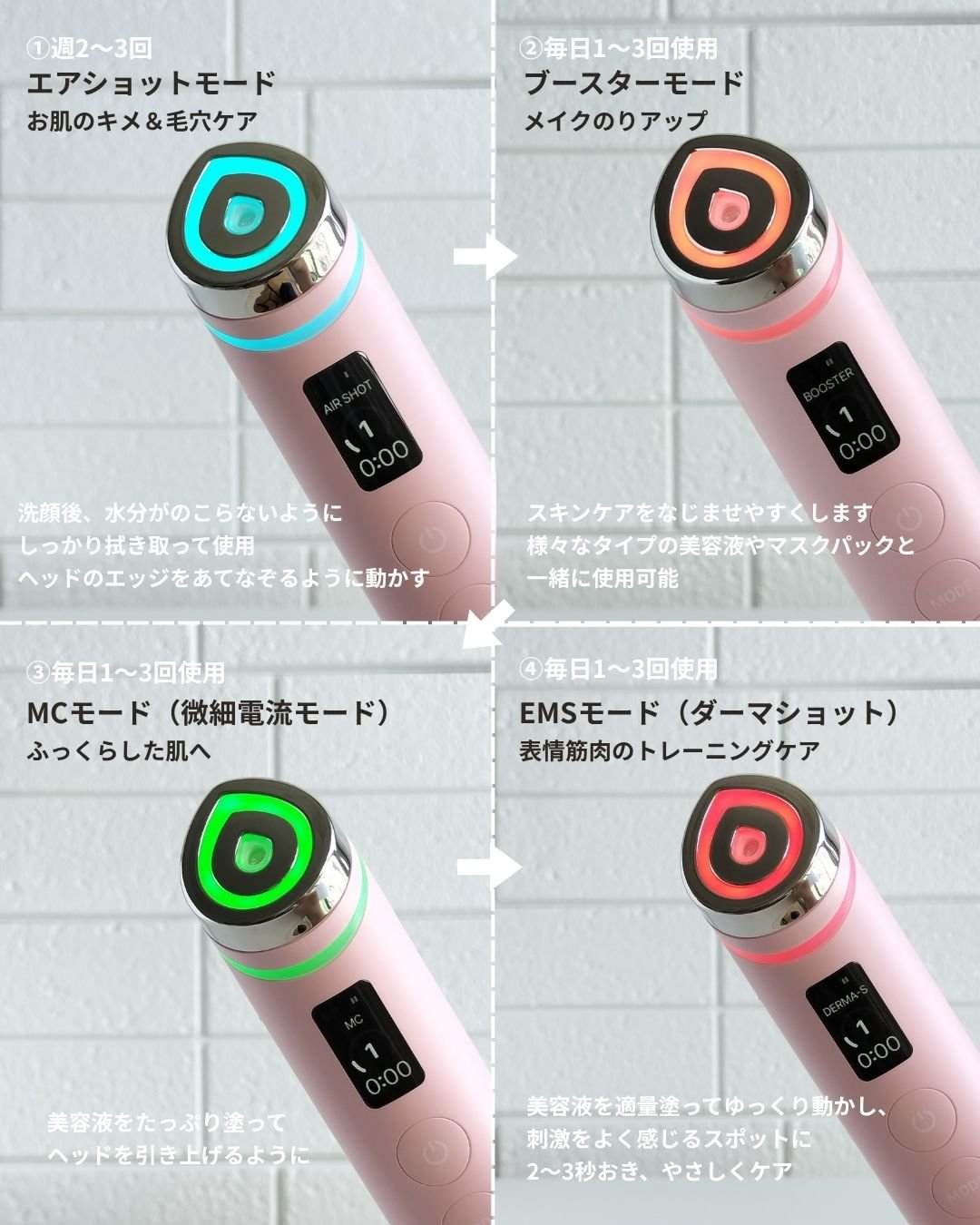 AGE-R ブースタープロ/MEDICUBE/美顔器・マッサージを使ったクチコミ（3枚目）