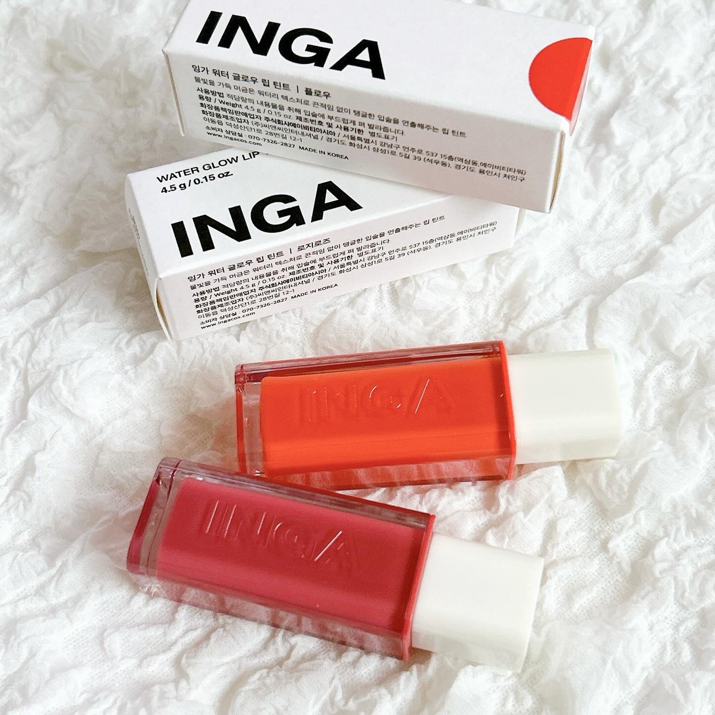 ウォーターグローリップティント/INGA/リップティントを使ったクチコミ(1枚目)