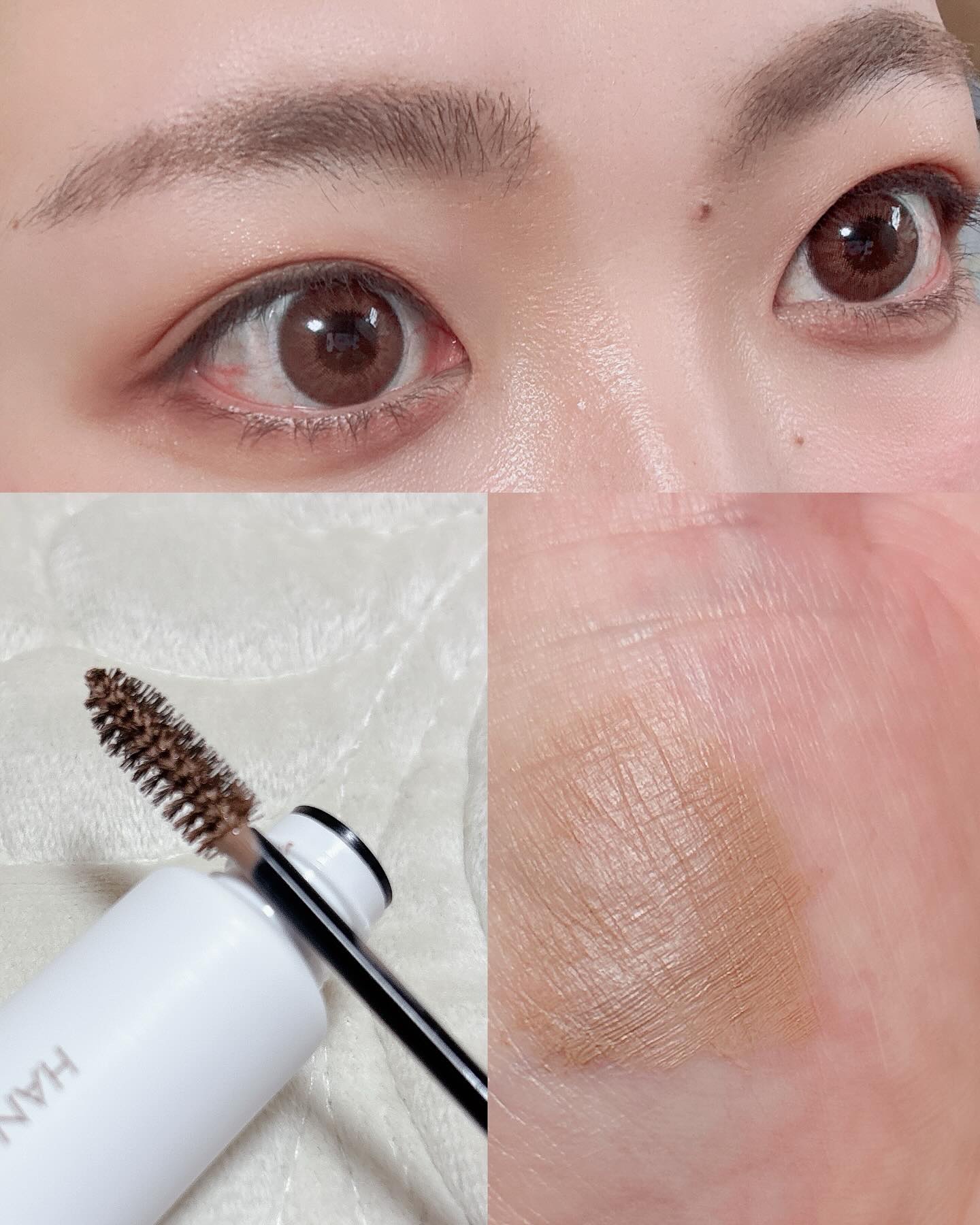 ハンオールブロウカラ/rom&nd/眉マスカラを使ったクチコミ（2枚目）