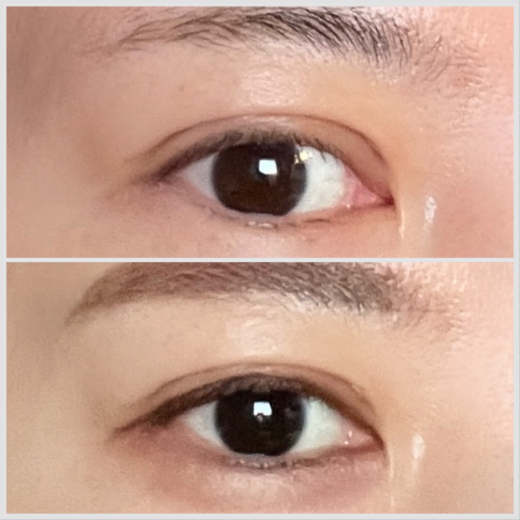 リリミュウ ソフトクレヨンライナー 02 ブラウン/Ririmew/ペンシルアイライナーを使ったクチコミ（1枚目）