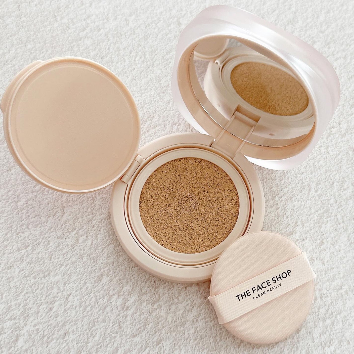 インクラスティングクッションファンデーション/THE FACE SHOP/クッションファンデーションを使ったクチコミ(4枚目)