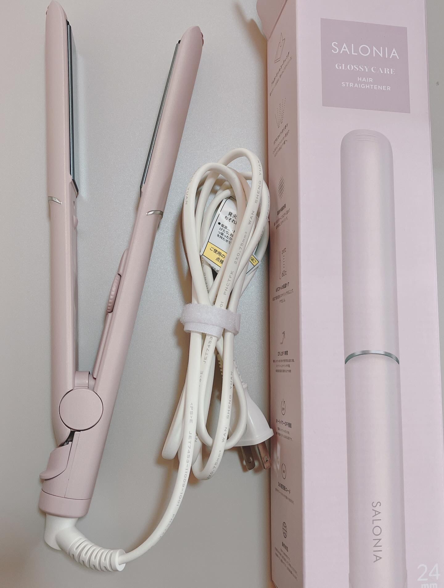 グロッシーケア ストレートヘアアイロン/SALONIA/ストレートアイロンを使ったクチコミ（1枚目）