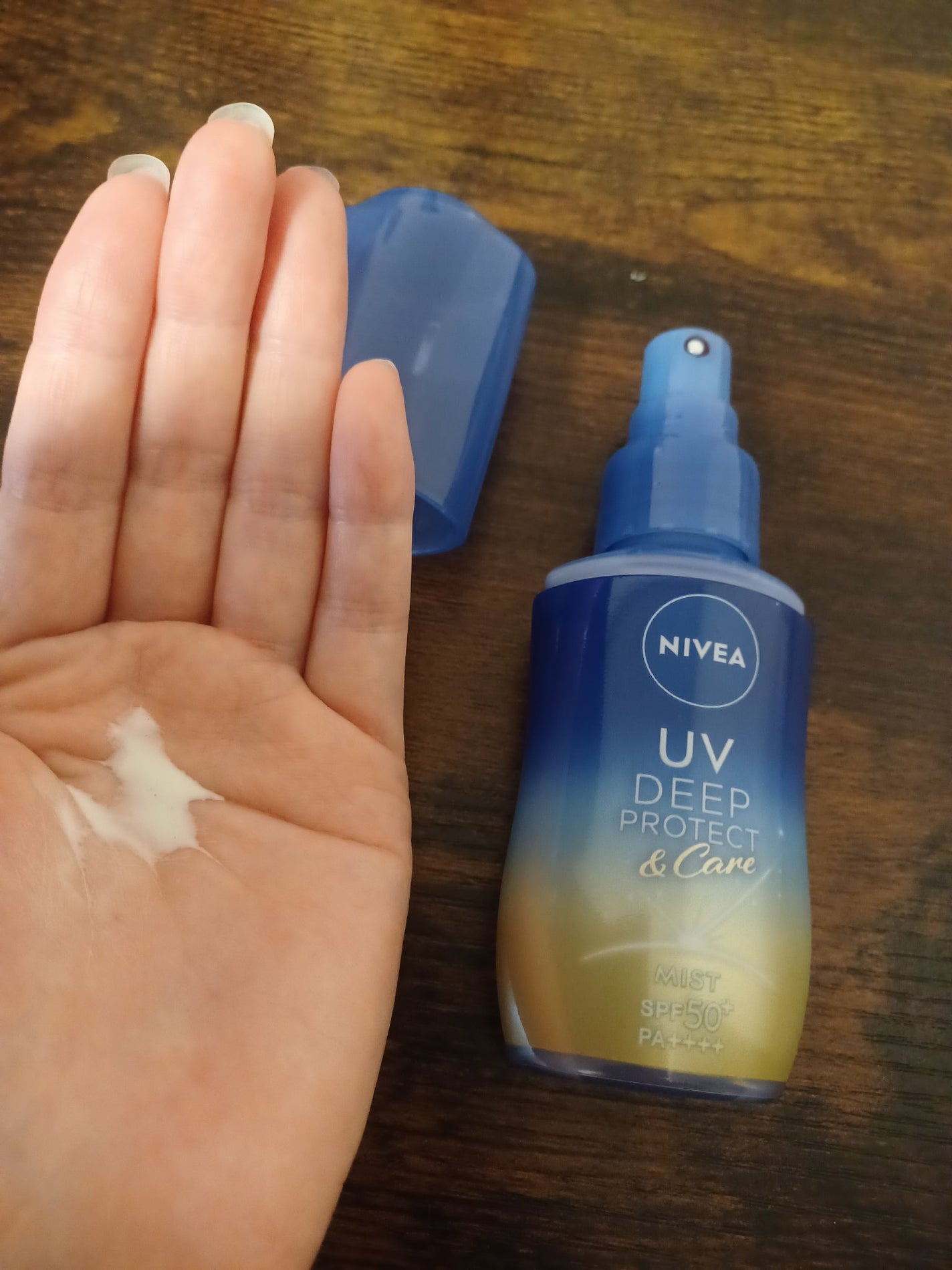 ニベアUV ディーププロテクト&ケア ミルクミスト/ニベア/日焼け止めミスト・スプレーを使ったクチコミ(2枚目)