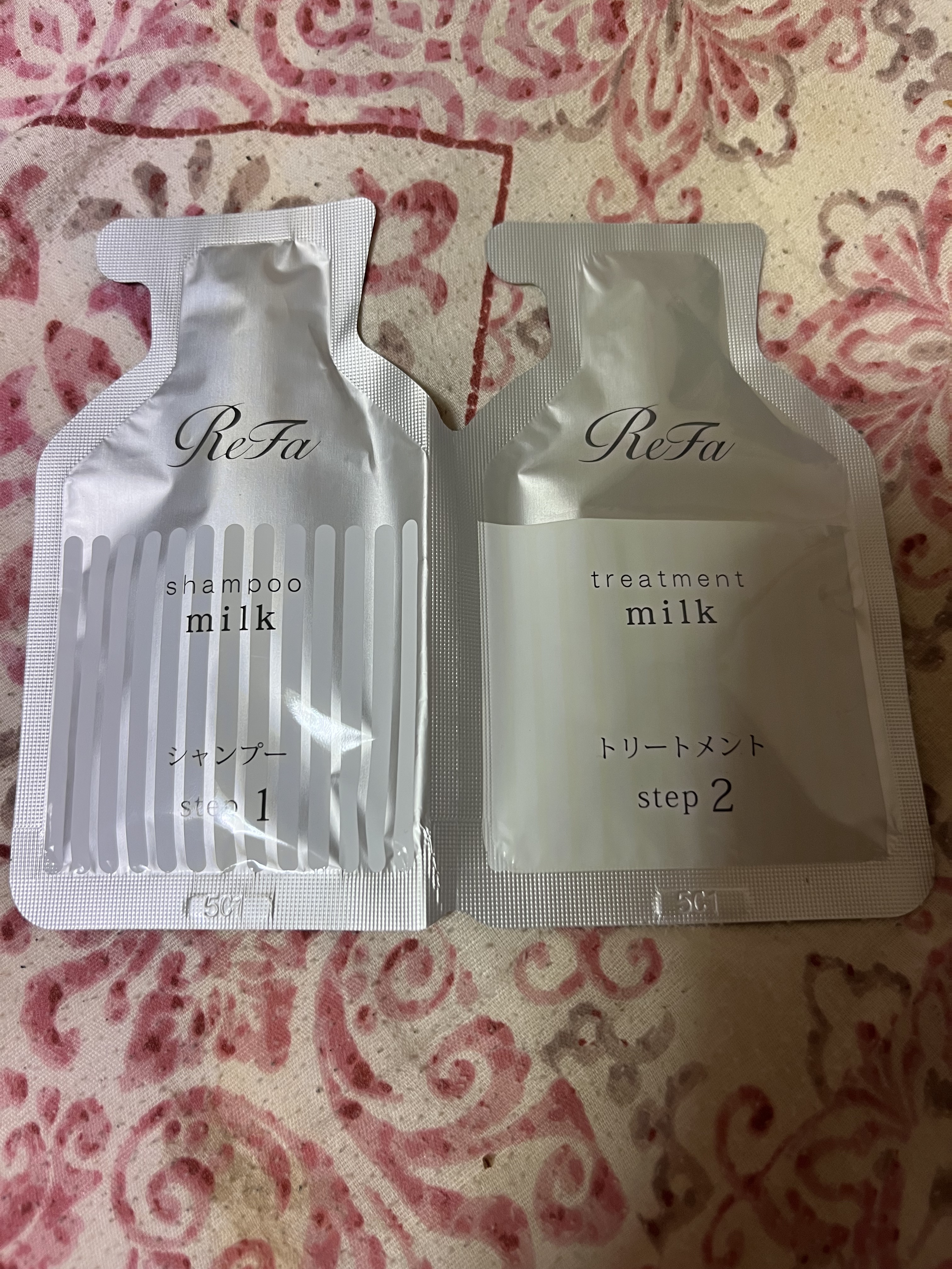 リファミルクプロテインシャンプー/トリートメント トライアル（1回分）/ReFa/シャンプー・コンディショナーを使ったクチコミ（1枚目）