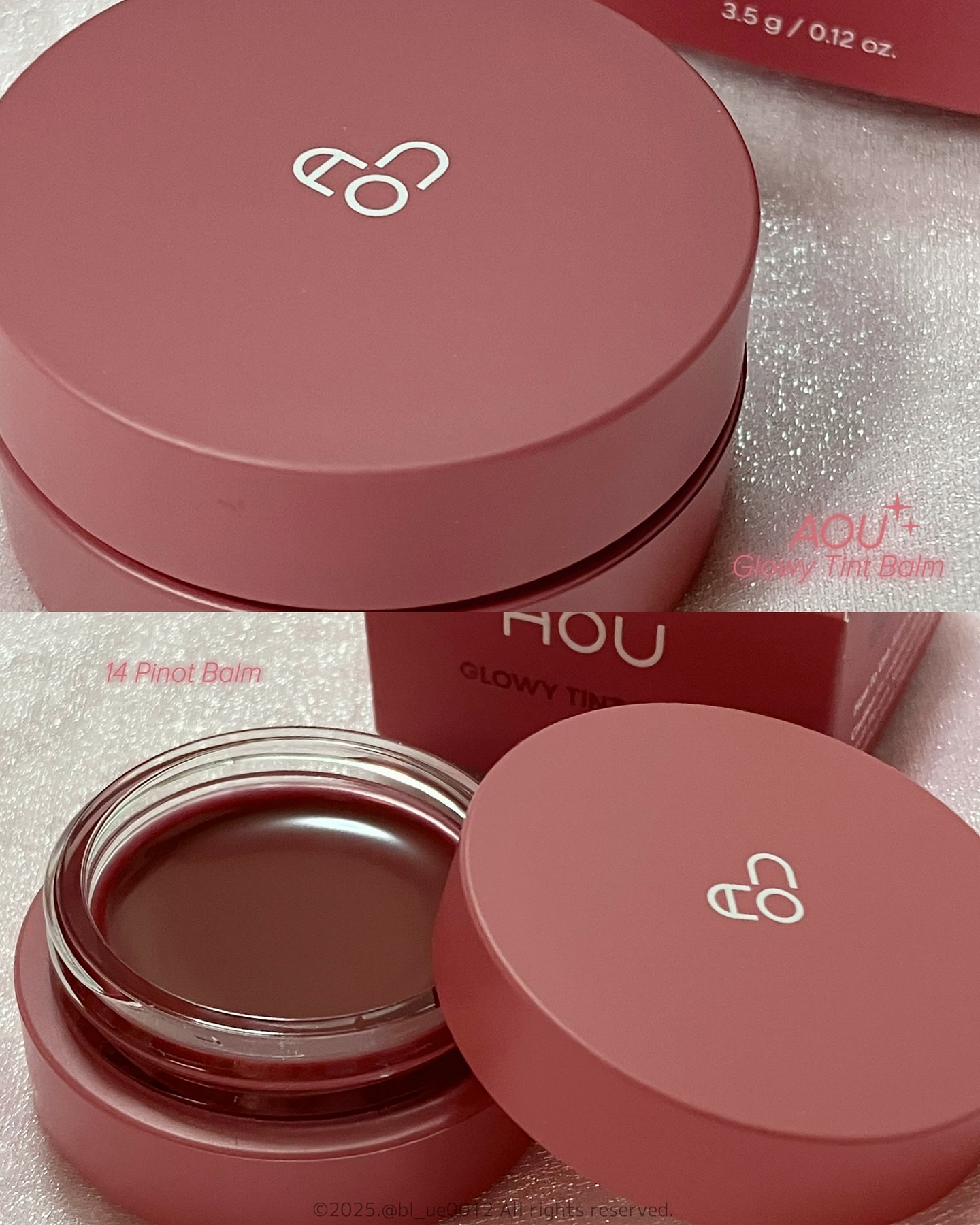 GLOWY TINT BALM/AOU/リップグロスを使ったクチコミ（2枚目）