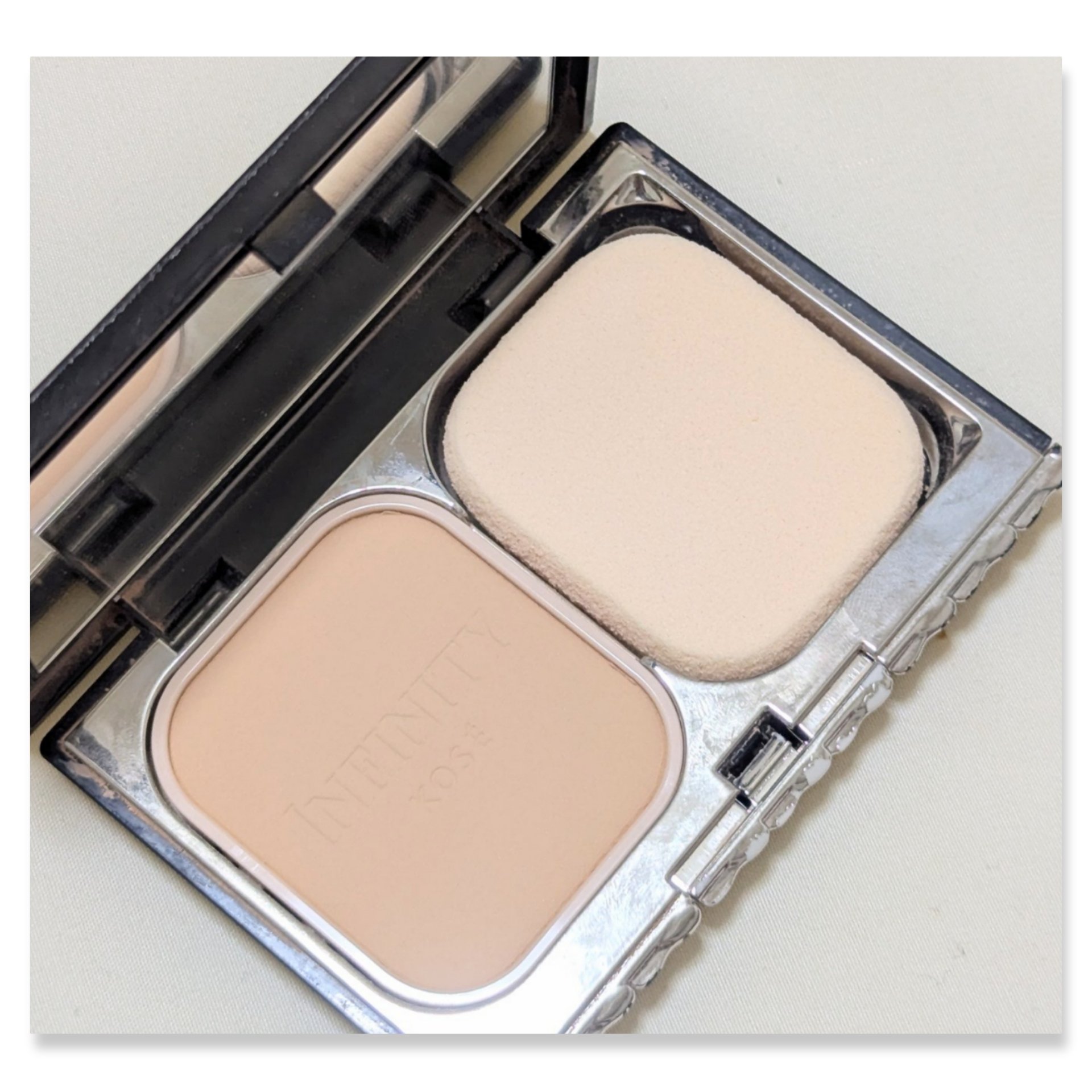 インフィニティ スキンルミナンス ファンデーションのクチコミ「年齢もくすみも、跳ね返す艶肌へ❤️
光を操り、内側から発光するような
パウダーファンデーション.....」（2枚目）