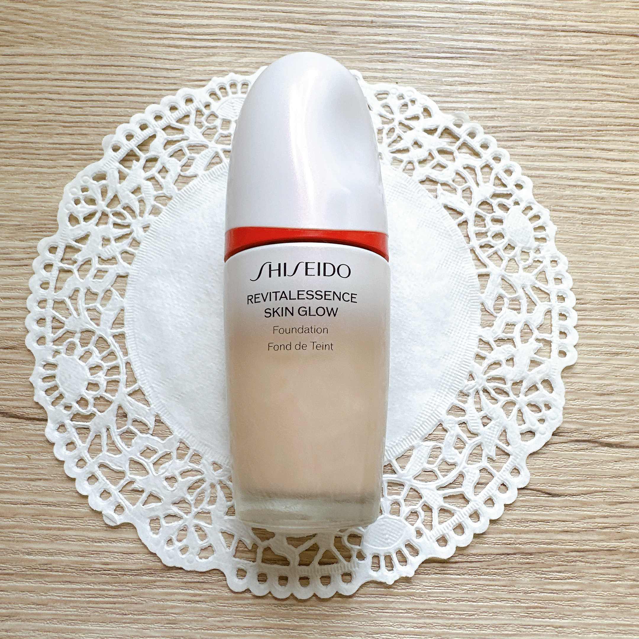 エッセンス スキングロウ ファンデーション 240 Quartz/SHISEIDO/リキッドファンデーションを使ったクチコミ（2枚目）