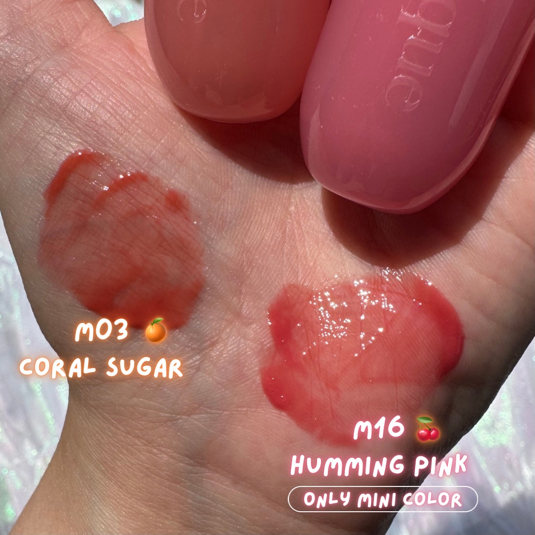 ジューシーデューイグロウティント 03 コーラルシュガー/dasique/リップティントを使ったクチコミ（3枚目）