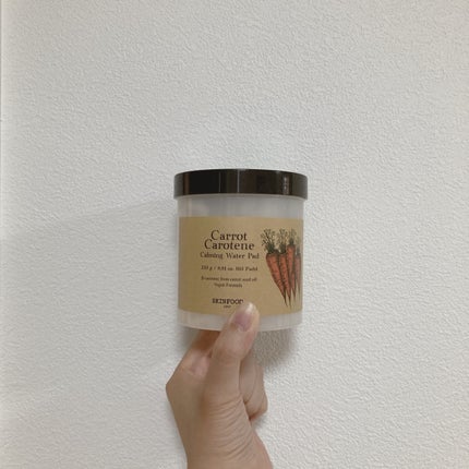 キャロットカロテン カーミングウォーターパッド/SKINFOOD/トナーパッドを使ったクチコミ(1枚目)