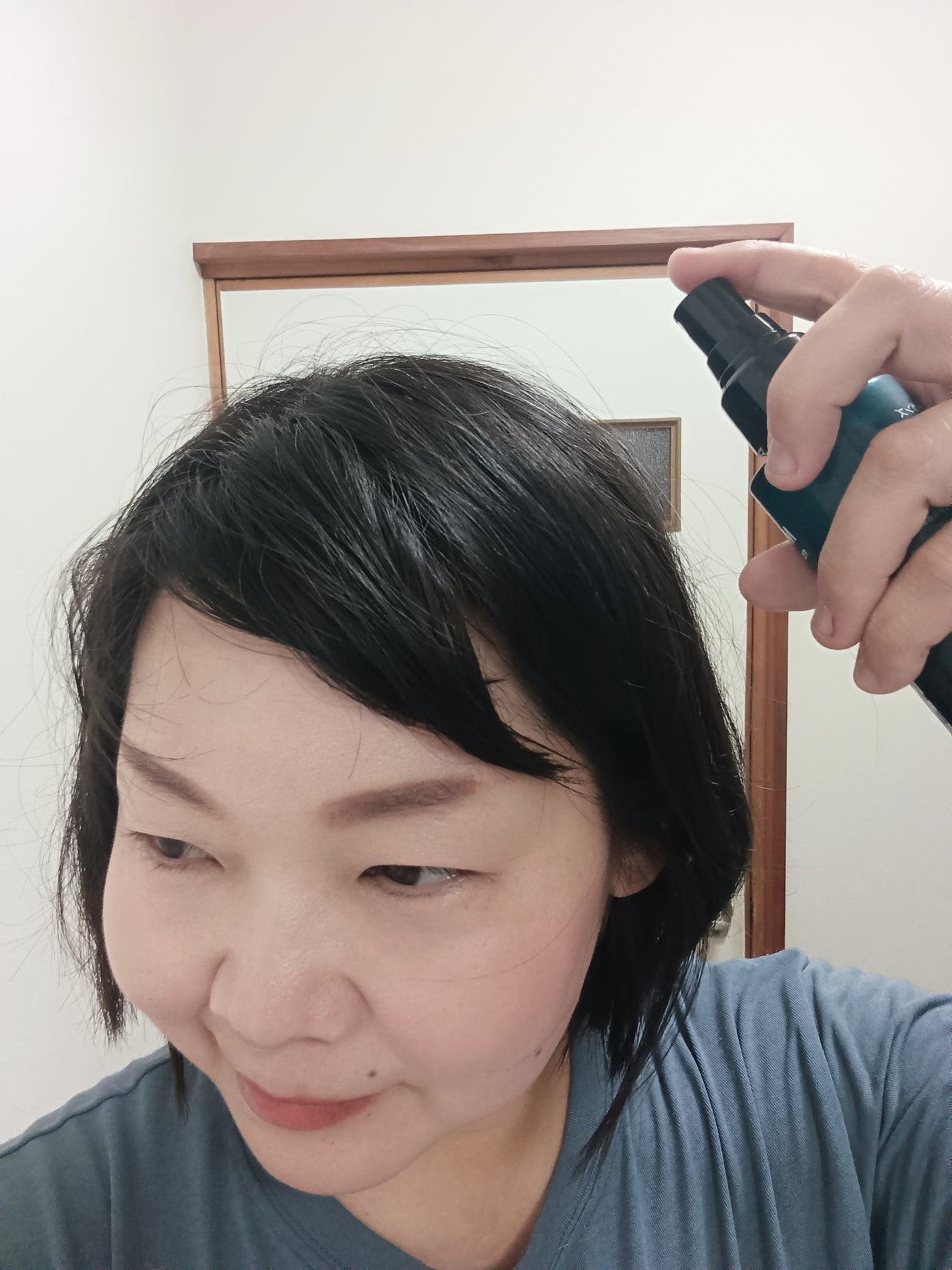 霧森(きりのもり)スタイリング ヘアミスト/MOGANS/ヘアミストを使ったクチコミ(3枚目)