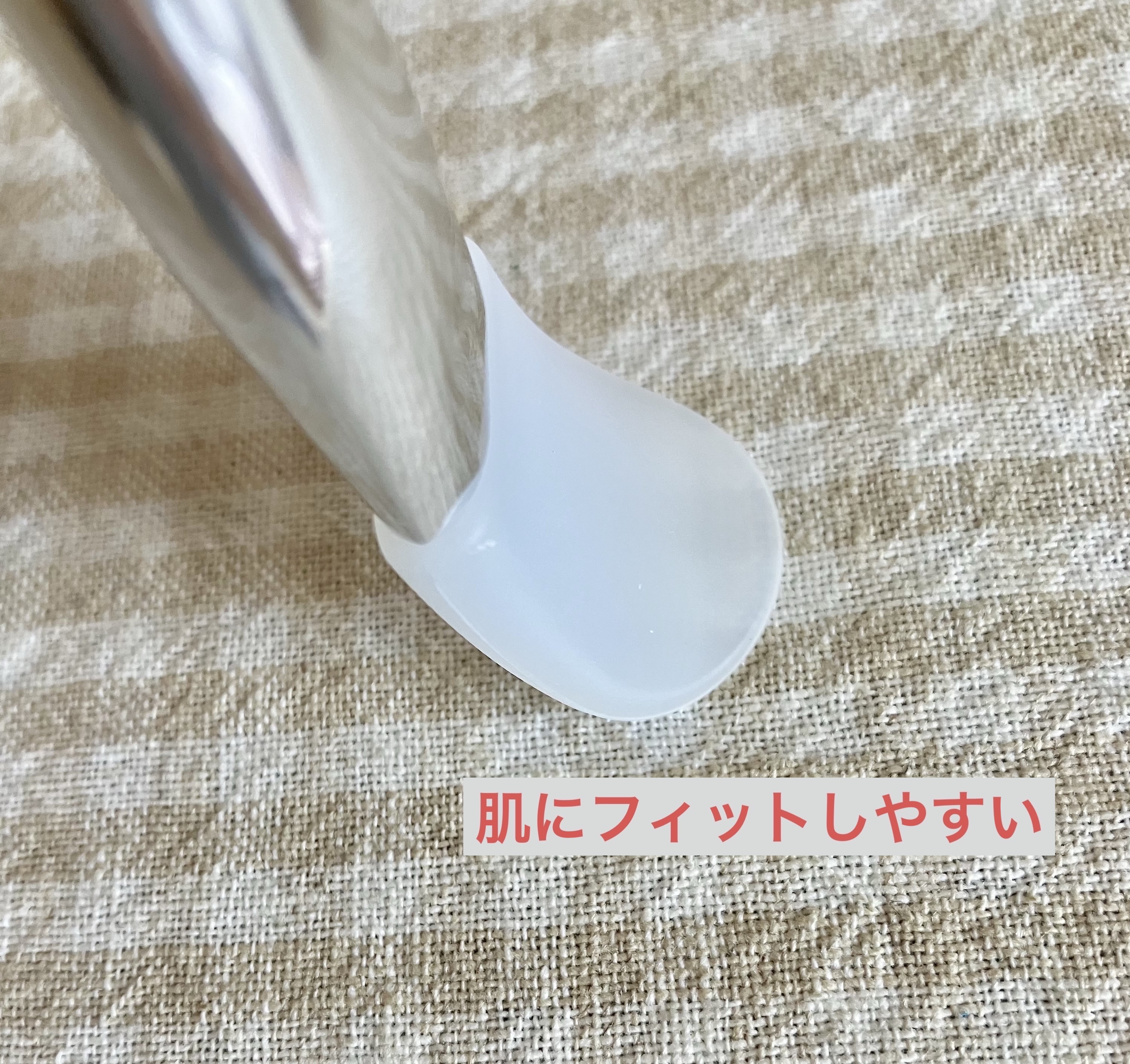 シリコーンミニブラシ/DAISO/メイクブラシを使ったクチコミ（2枚目）