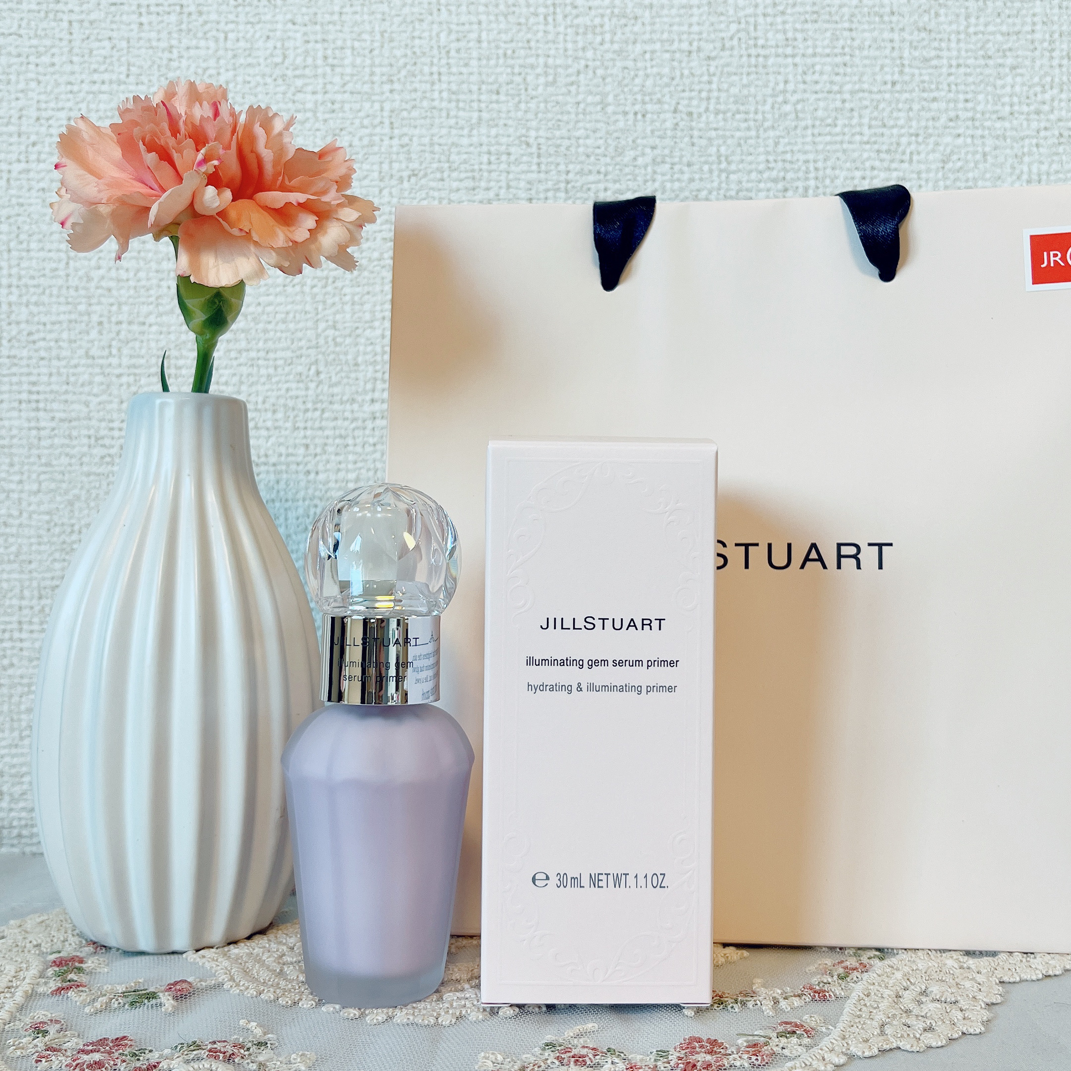 ジルスチュアート イルミネイティングジェム セラムプライマー/JILL STUART/化粧下地を使ったクチコミ（1枚目）