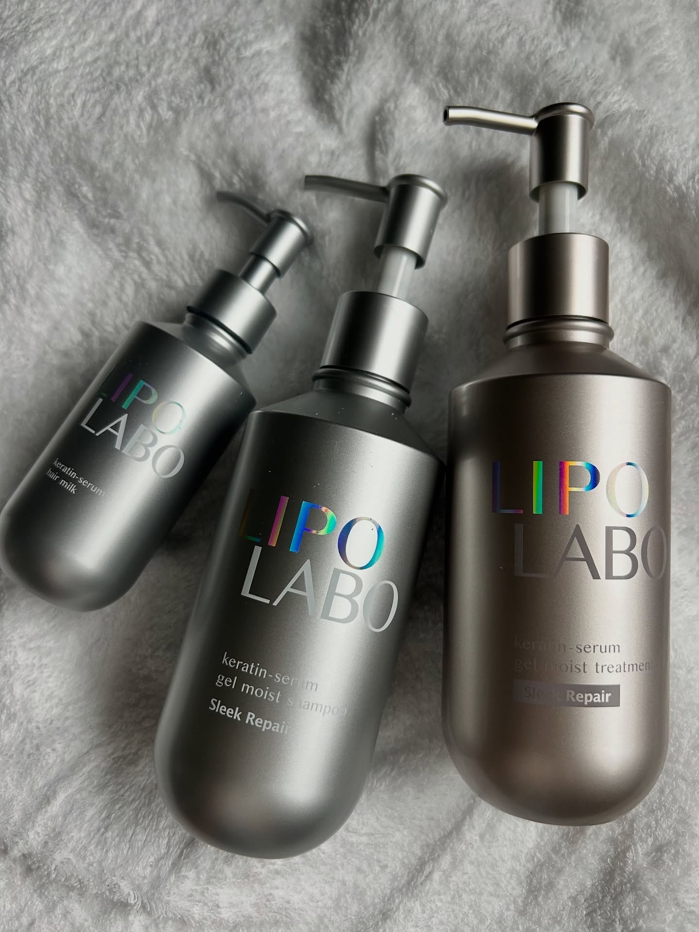 リポ ラボ ケラチンセラム ジェルモイスト シャンプー /トリートメントスリークリペア＊/LIPO　LABO/市販シャンプーを使ったクチコミ（1枚目）