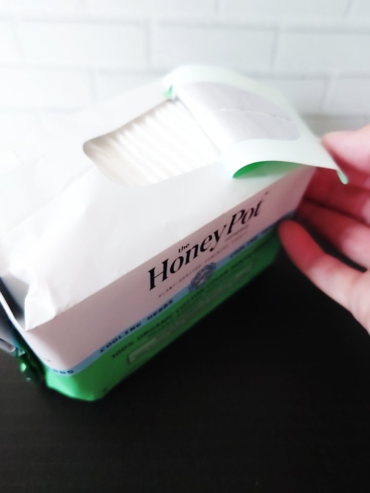 オーガニックハーバルインフューズドパンティーライナー/The Honey Pot Company/おりものシートを使ったクチコミ（3枚目）